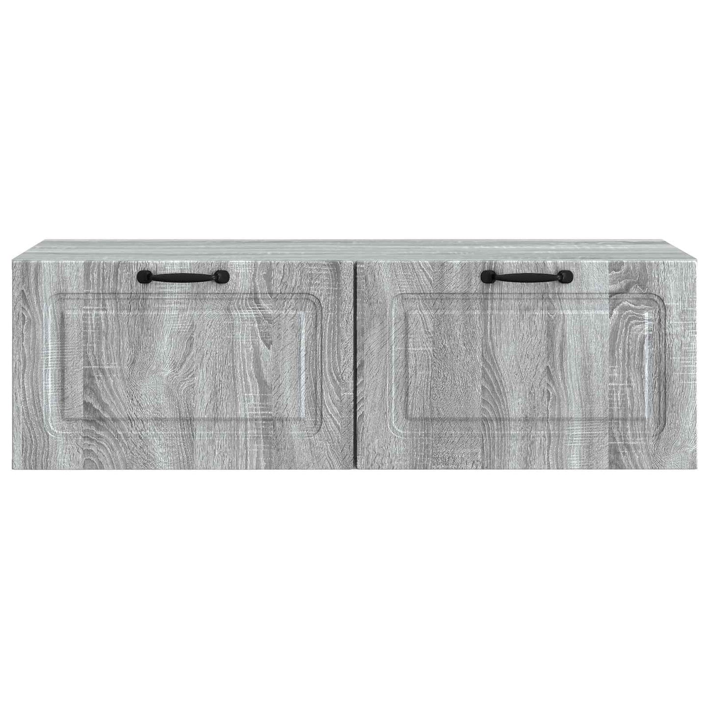 Fali TV szekrény Szürke Sonoma 98 x 41 x 30 cm Szerelt Fa