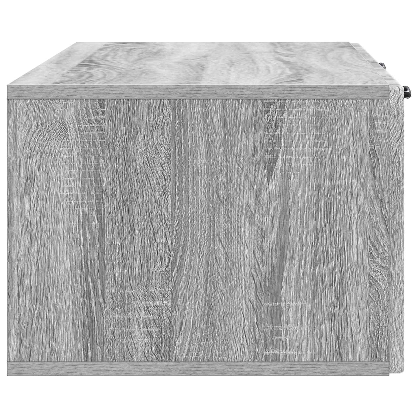 Fali TV szekrény Szürke Sonoma 98 x 41 x 30 cm Szerelt Fa