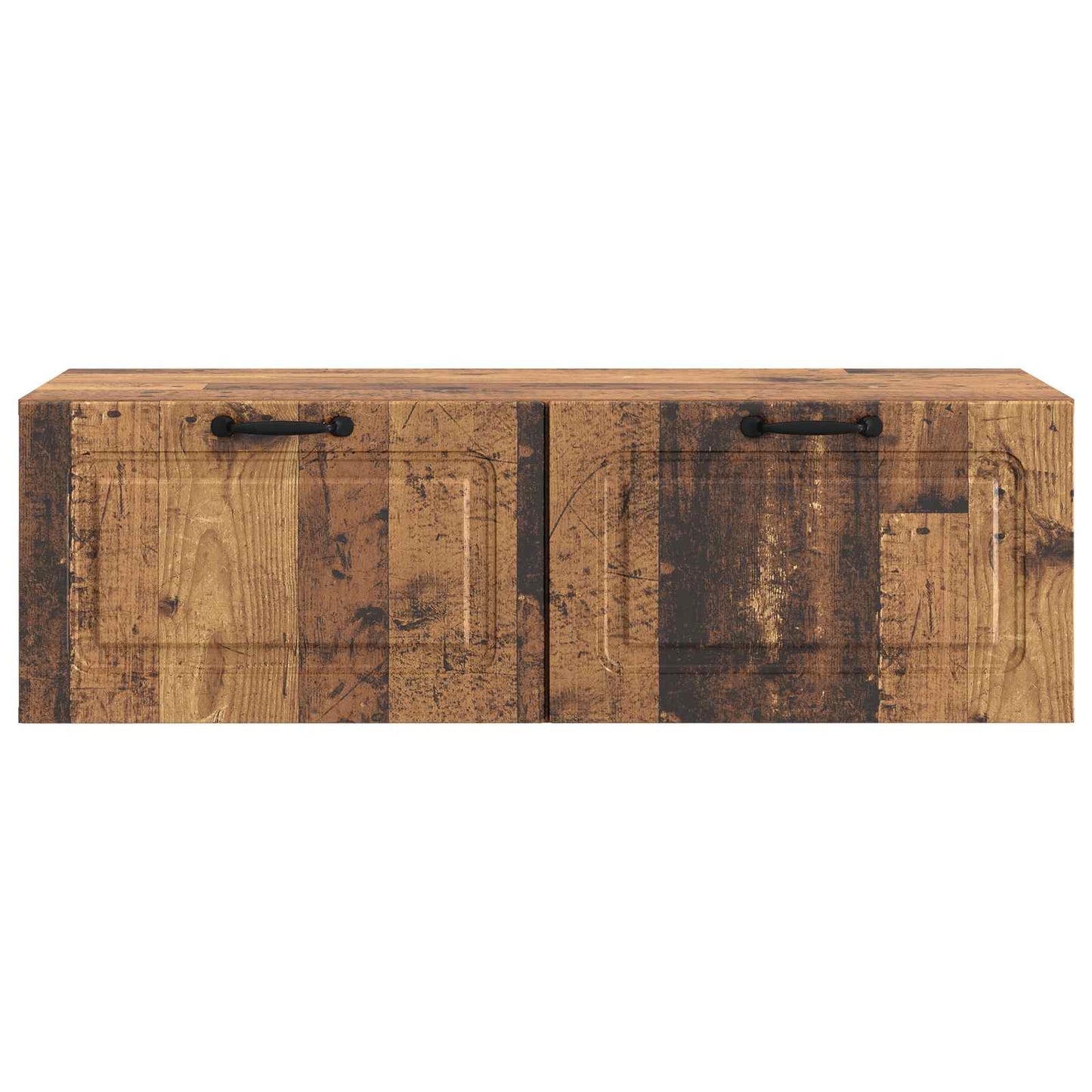 Fali TV szekrény Antik Fa 98 x 41 x 30 cm Szerelt Fa