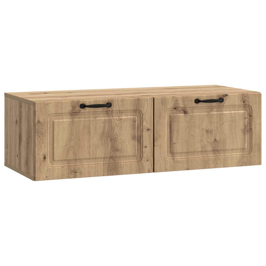 Fali TV szekrény Kézműves Tölgy 98 x 41 x 30 cm Szerelt Fa