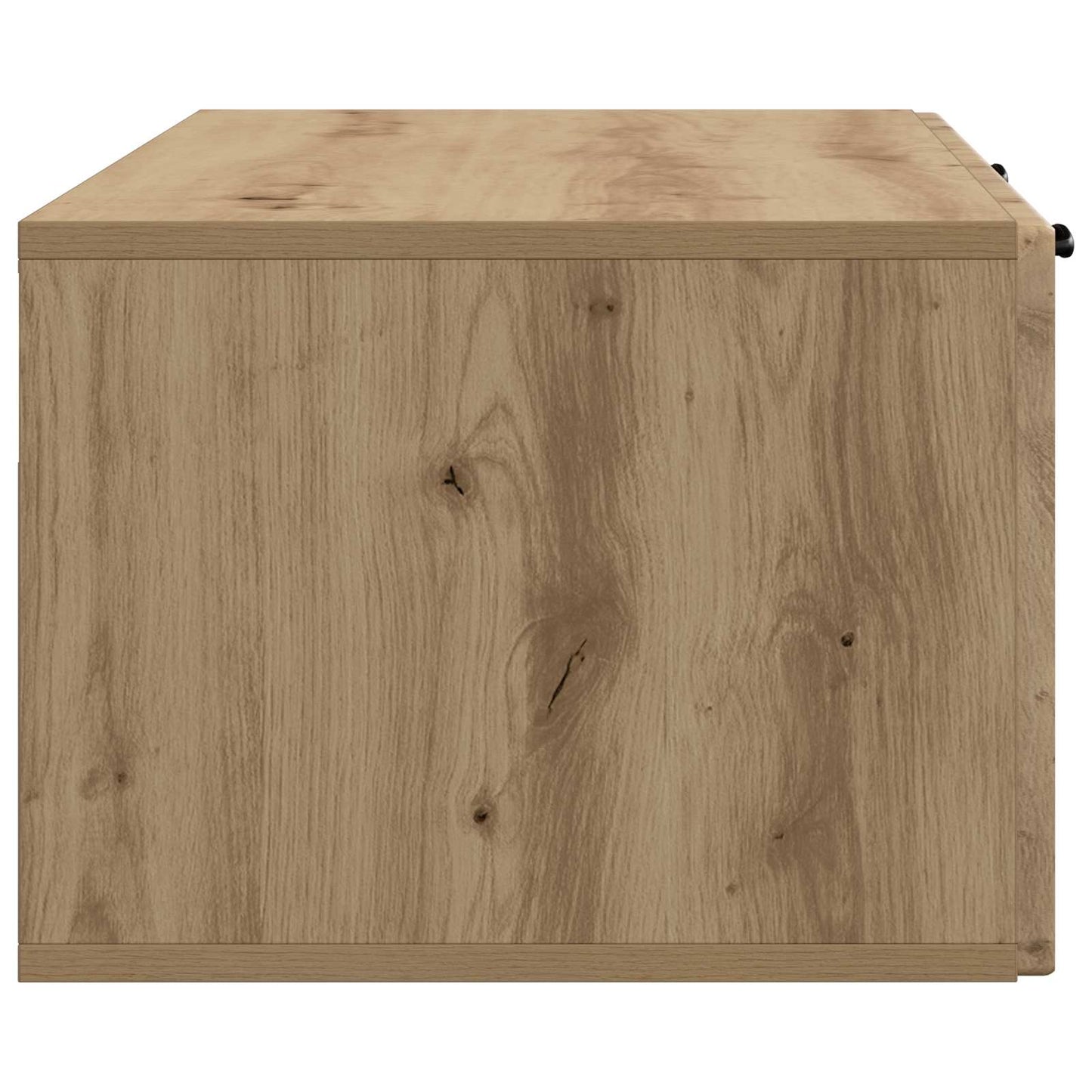 Fali TV szekrény 98 x 41 x 30 cm Kézműves Tölgy Szerelt Fa
