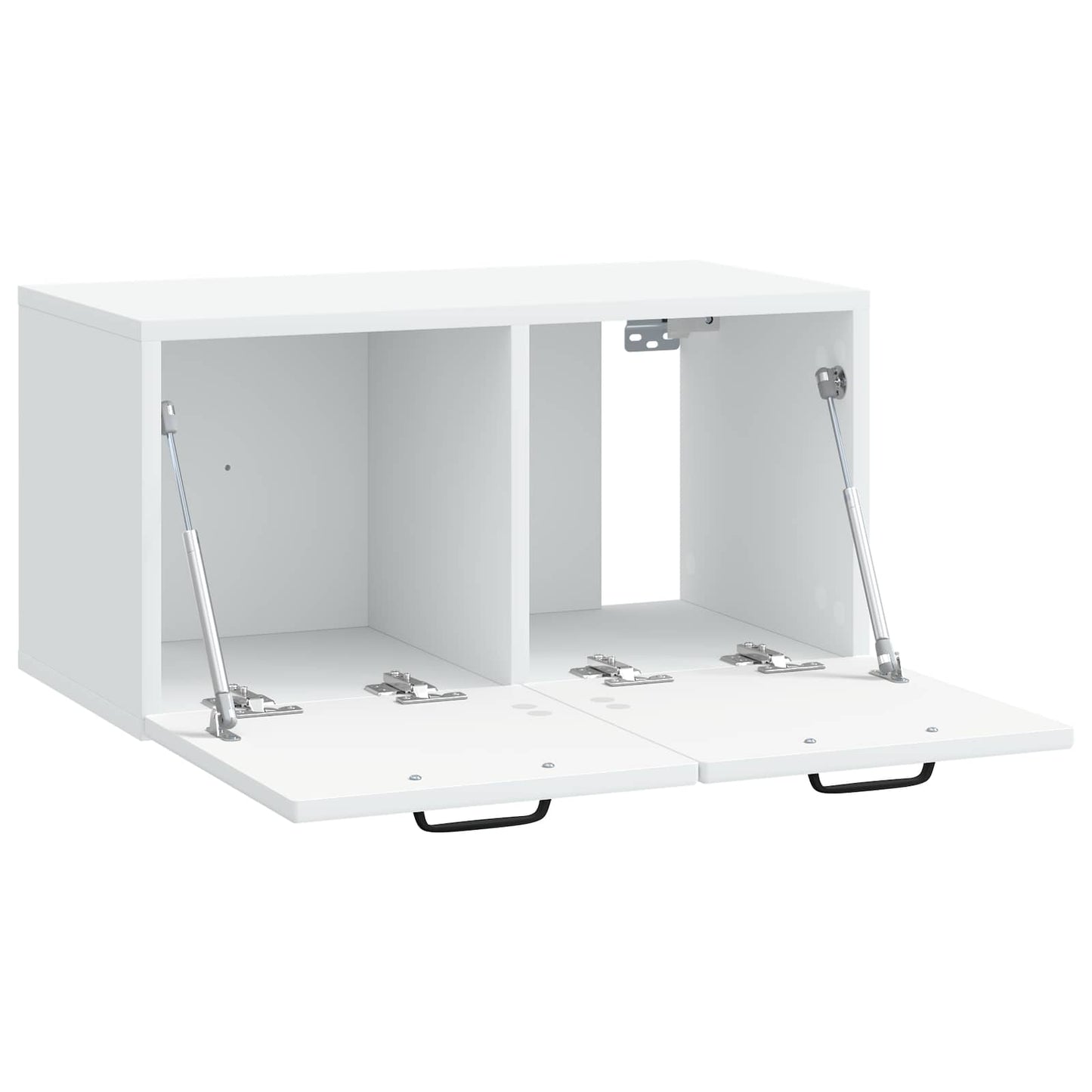 Fali TV szekrény Fehér 59,5 x 31 x 30 cm Szerelt Fa