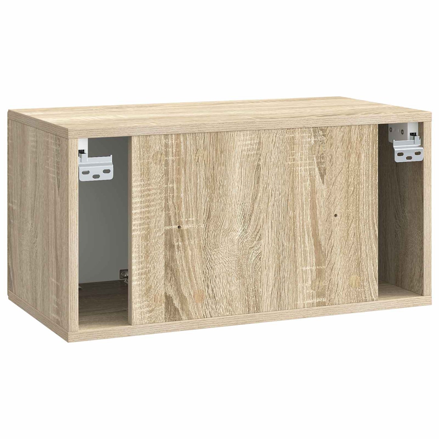 Fali TV szekrény Sonoma Tölgy 59,5 x 31 x 30 cm Szerelt Fa