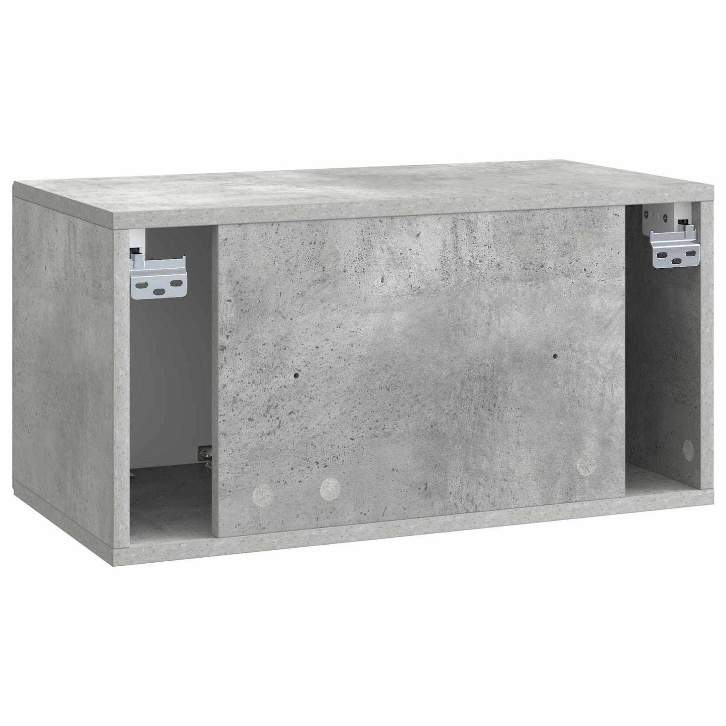 Fali TV szekrény Betonszürke 59,5 x 31 x 30 cm Szerelt Fa