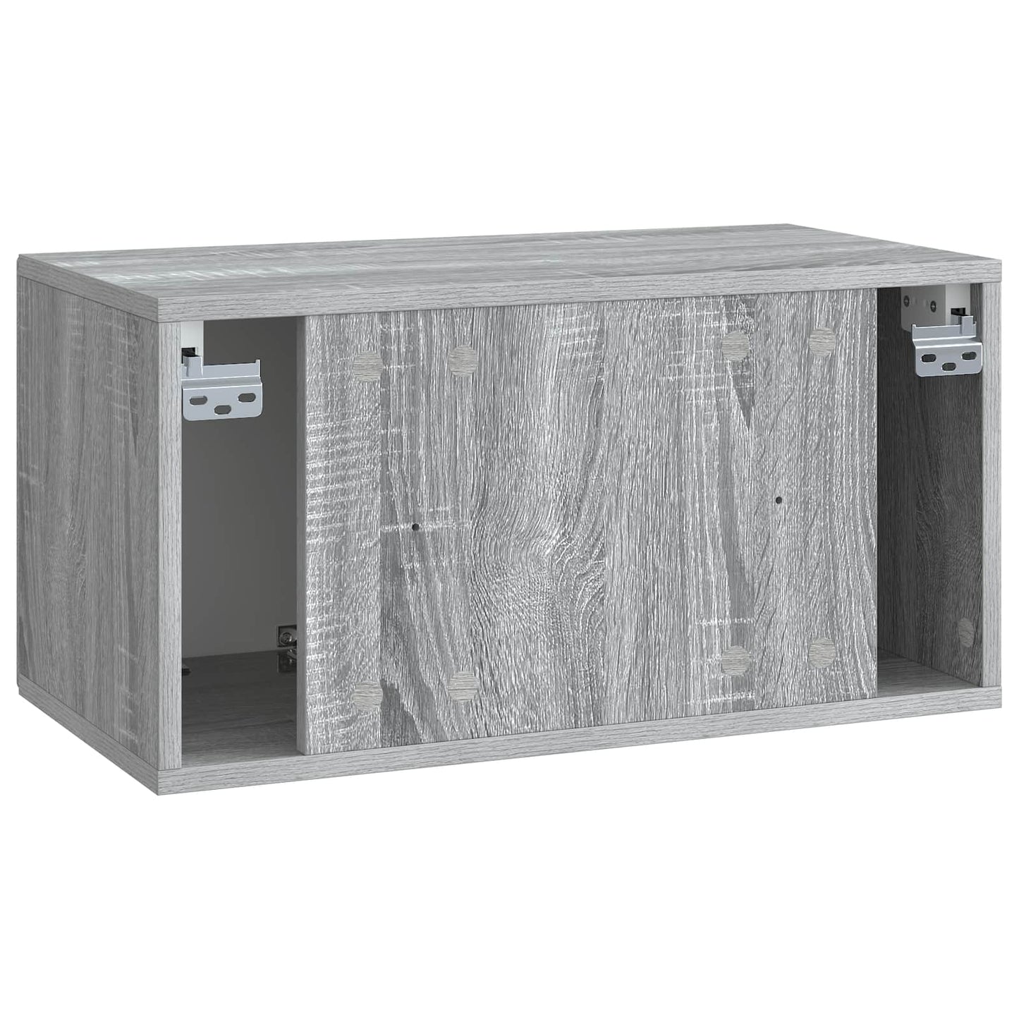 Fali TV szekrény Szürke Sonoma 59,5 x 31 x 30 cm Szerelt Fa
