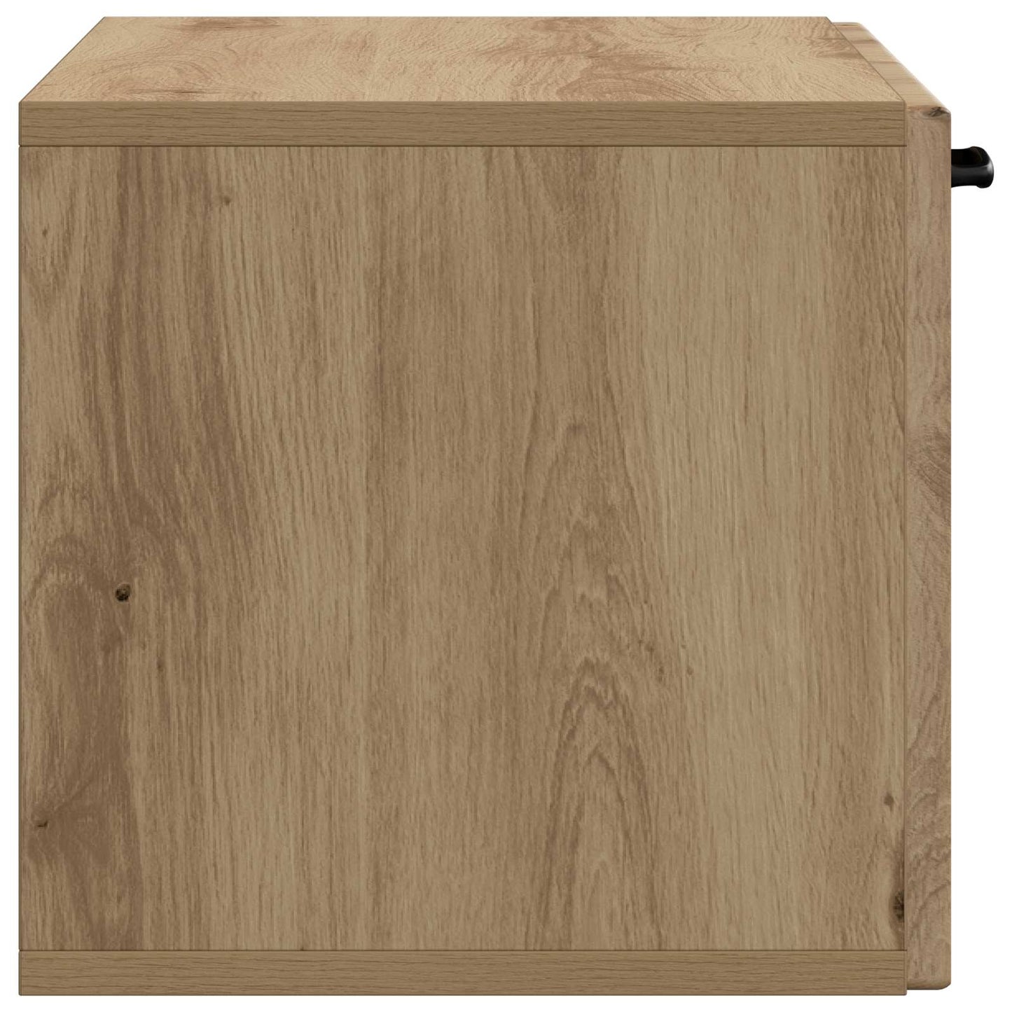 Fali TV szekrény 59,5 x 31 x 30 cm Kézműves Tölgy Szerelt Fa