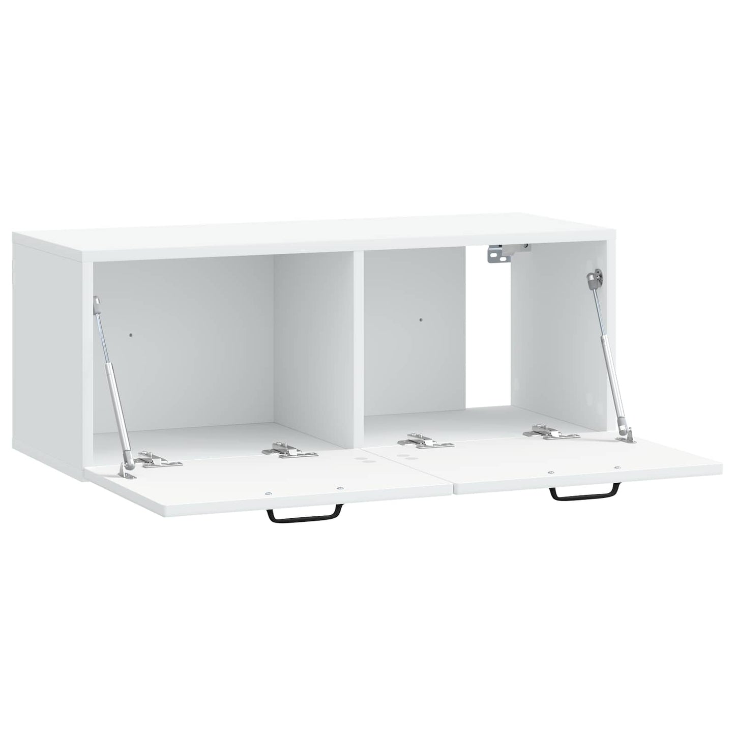 Fali TV szekrény Fehér 78,5 x 31 x 30 cm Szerelt Fa