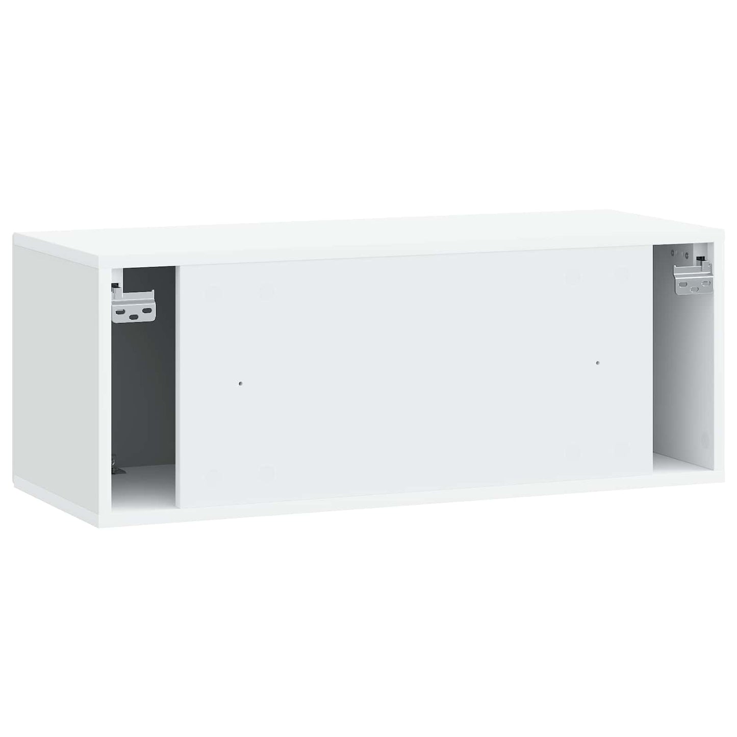 Fali TV szekrény Fehér 78,5 x 31 x 30 cm Szerelt Fa