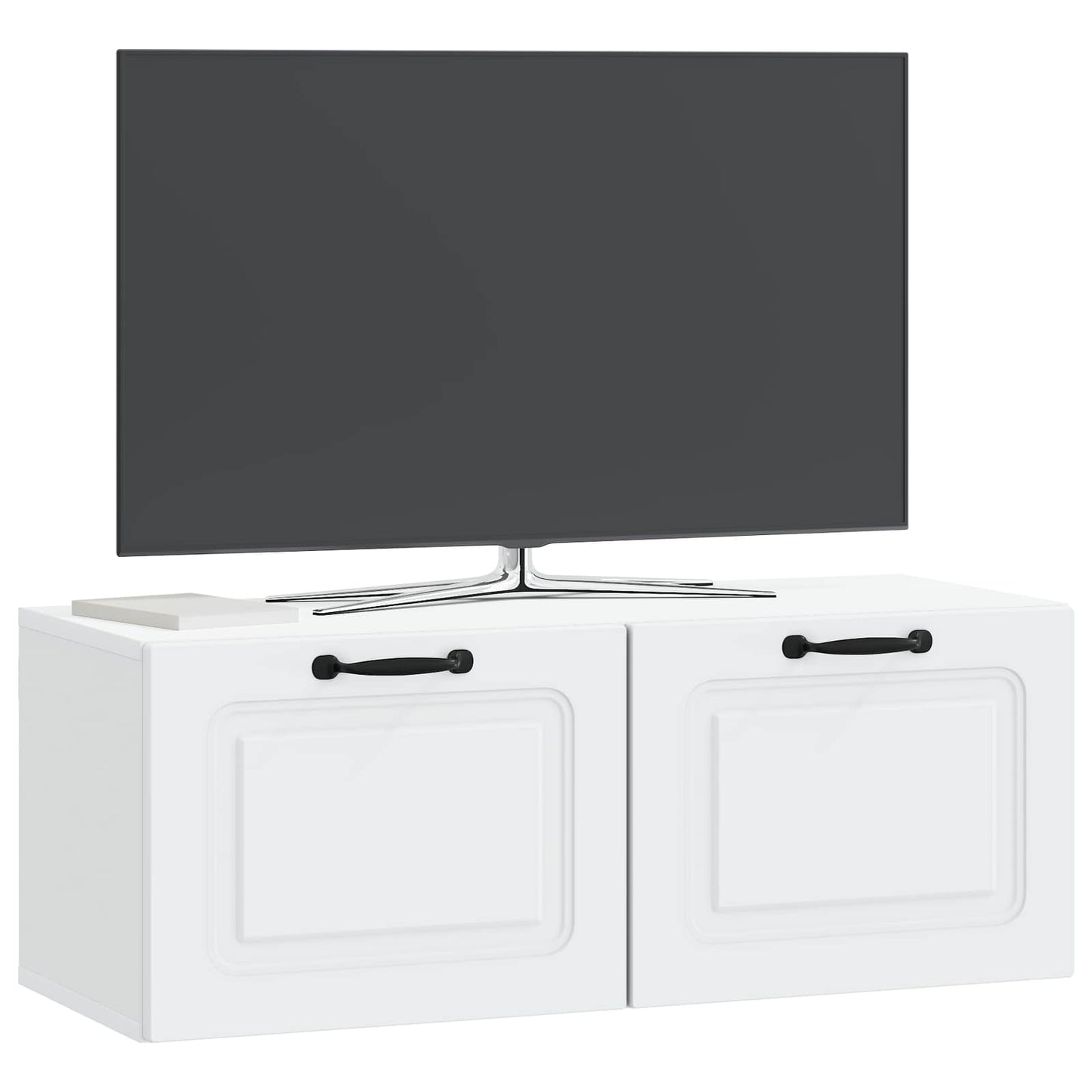 Fali TV szekrény Fehér 78,5 x 31 x 30 cm Szerelt Fa