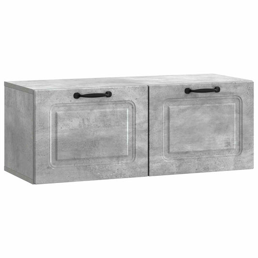Fali TV szekrény Betonszürke 78,5 x 31 x 30 cm Szerelt Fa