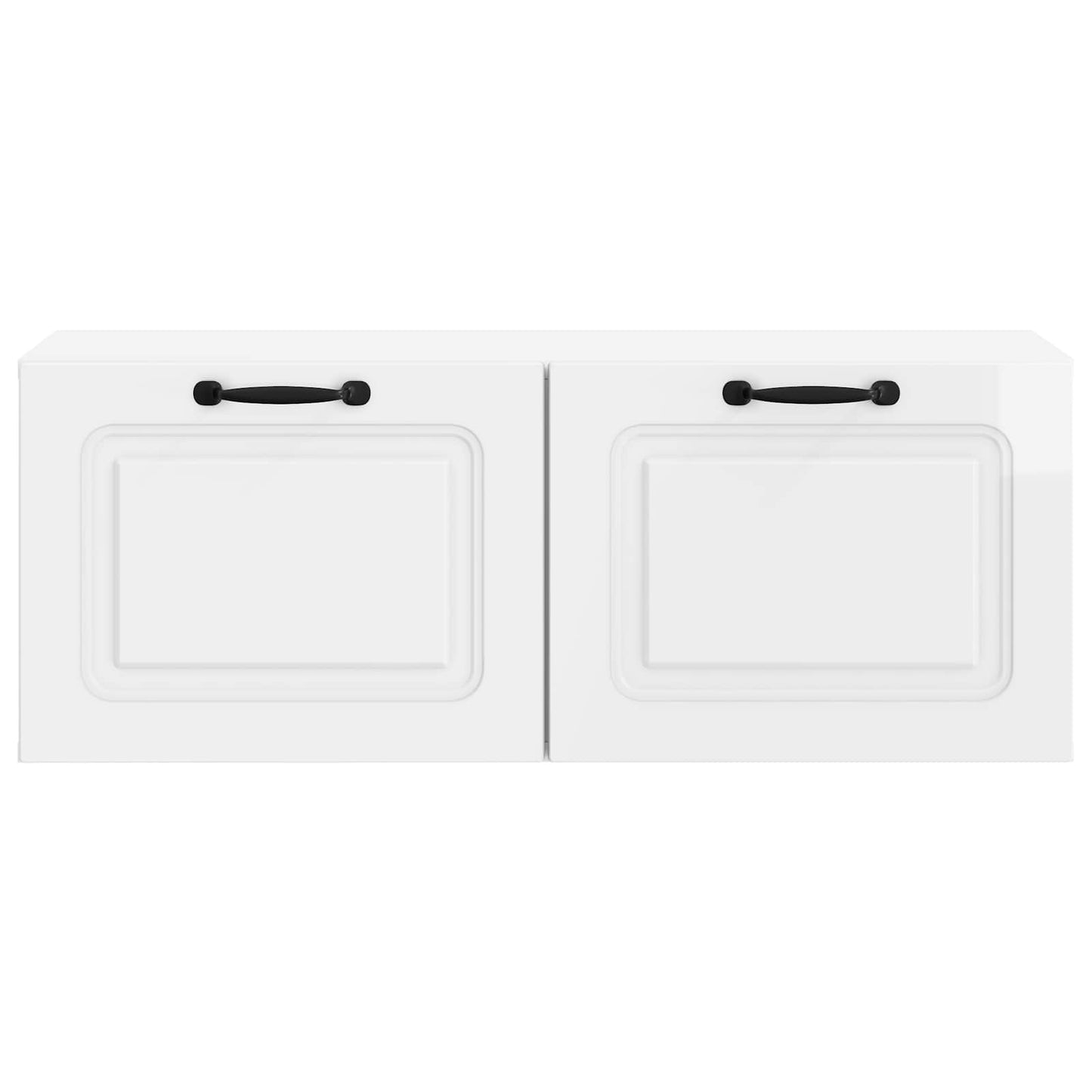 Fali TV szekrény Magasfényű Fehér 78,5 x 31 x 30 cm Szerelt Fa