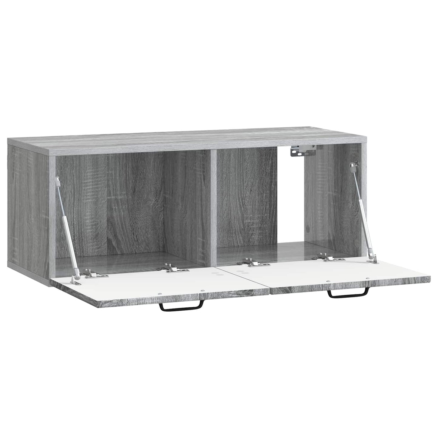 Fali TV szekrény Szürke Sonoma 78,5 x 31 x 30 cm Szerelt Fa