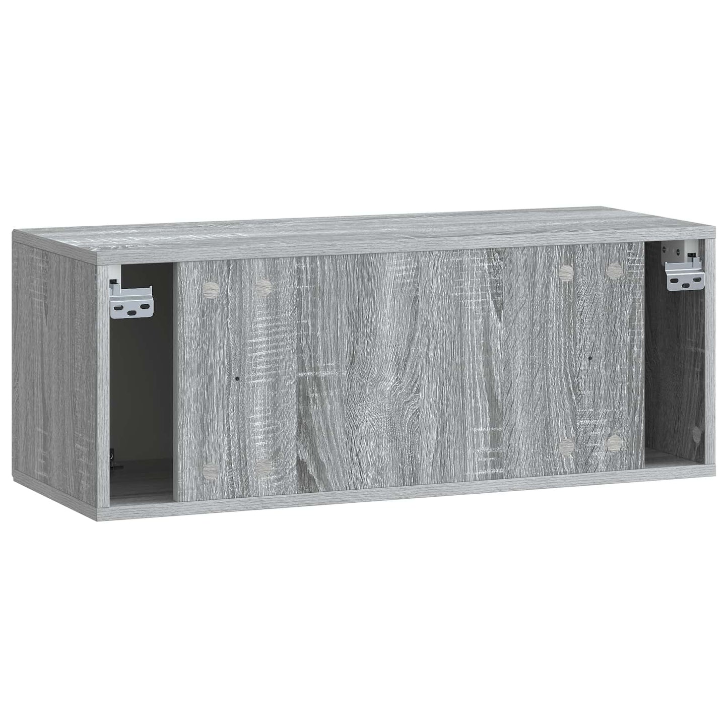 Fali TV szekrény Szürke Sonoma 78,5 x 31 x 30 cm Szerelt Fa