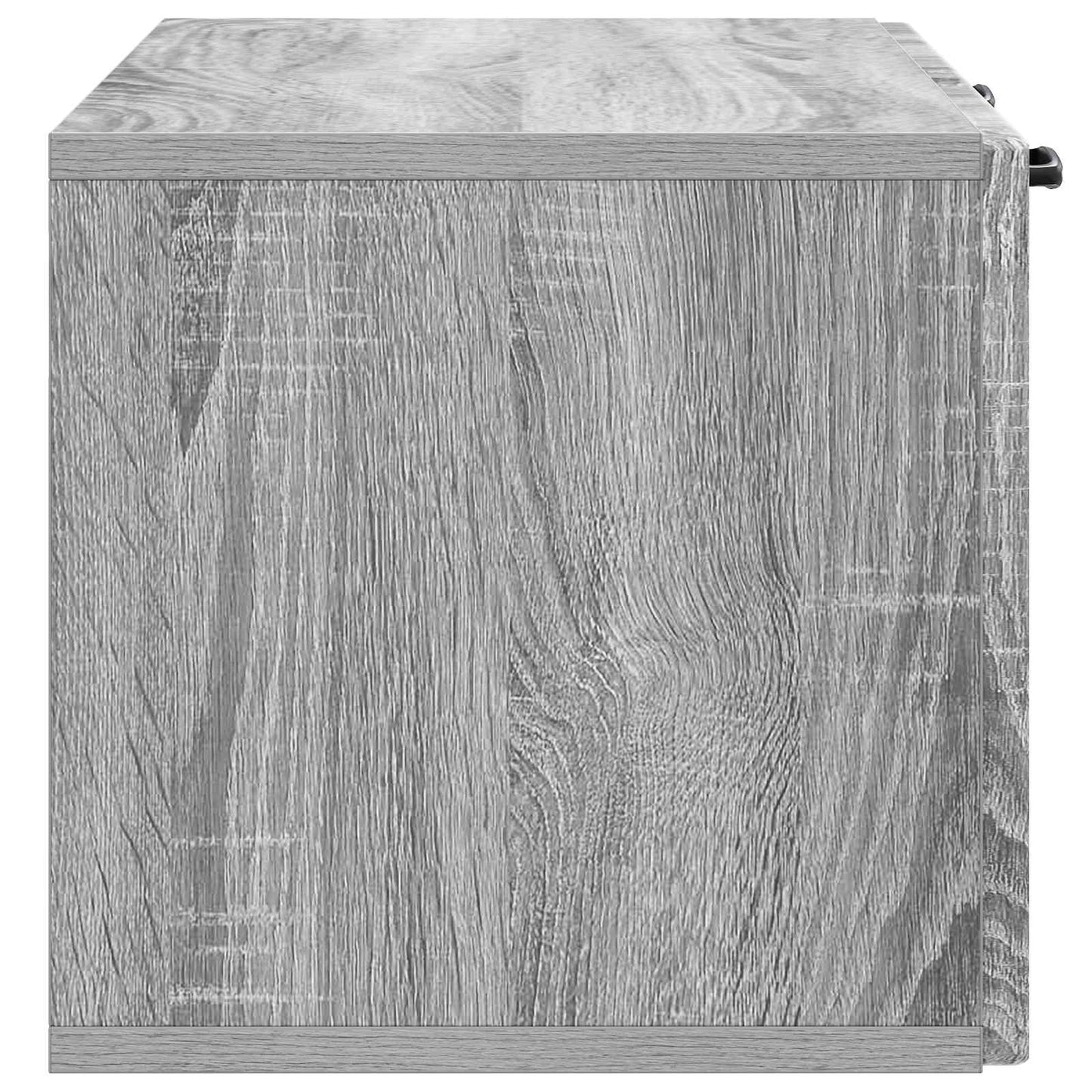 Fali TV szekrény Szürke Sonoma 78,5 x 31 x 30 cm Szerelt Fa