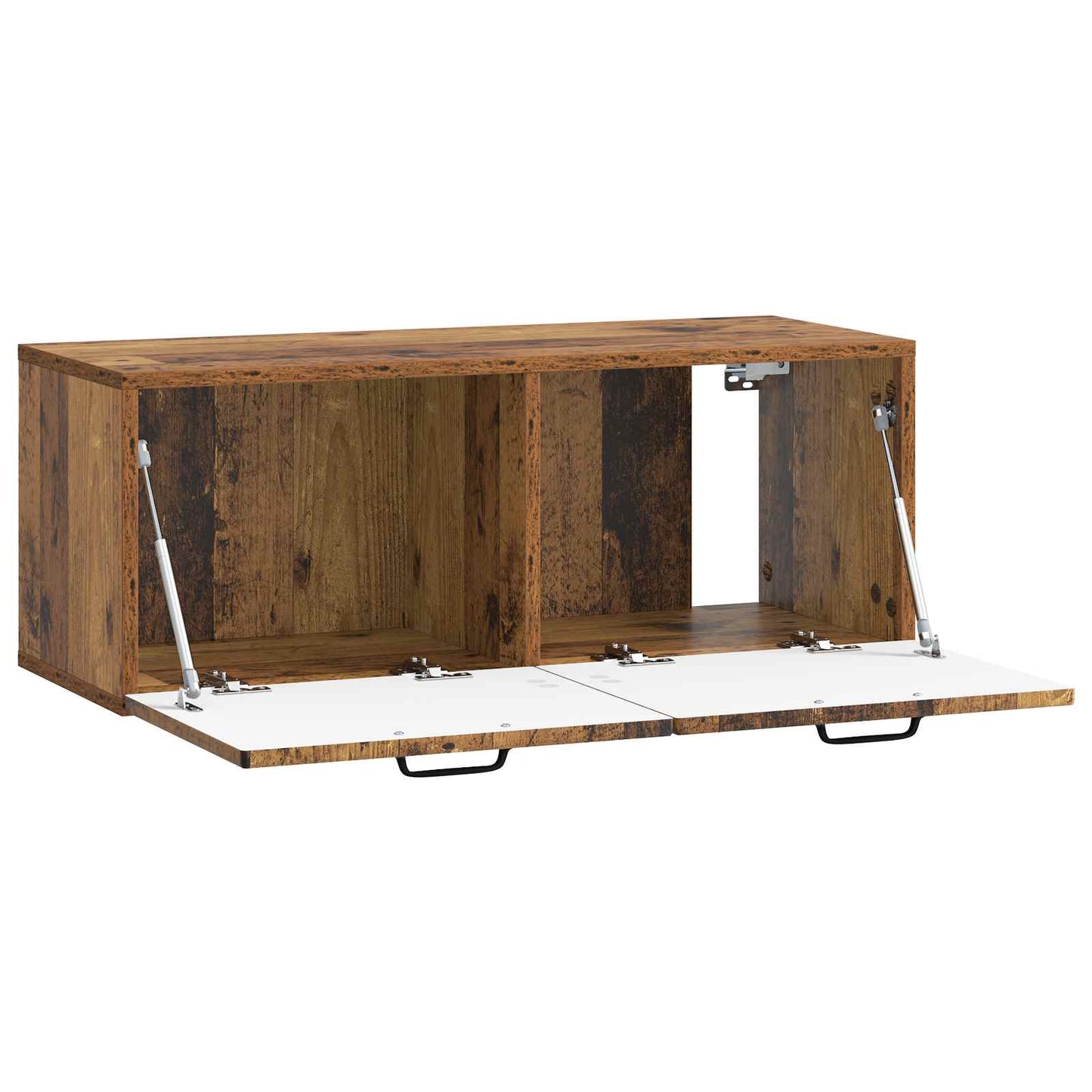 Fali TV szekrény Antik Fa 78,5 x 31 x 30 cm Szerelt Fa