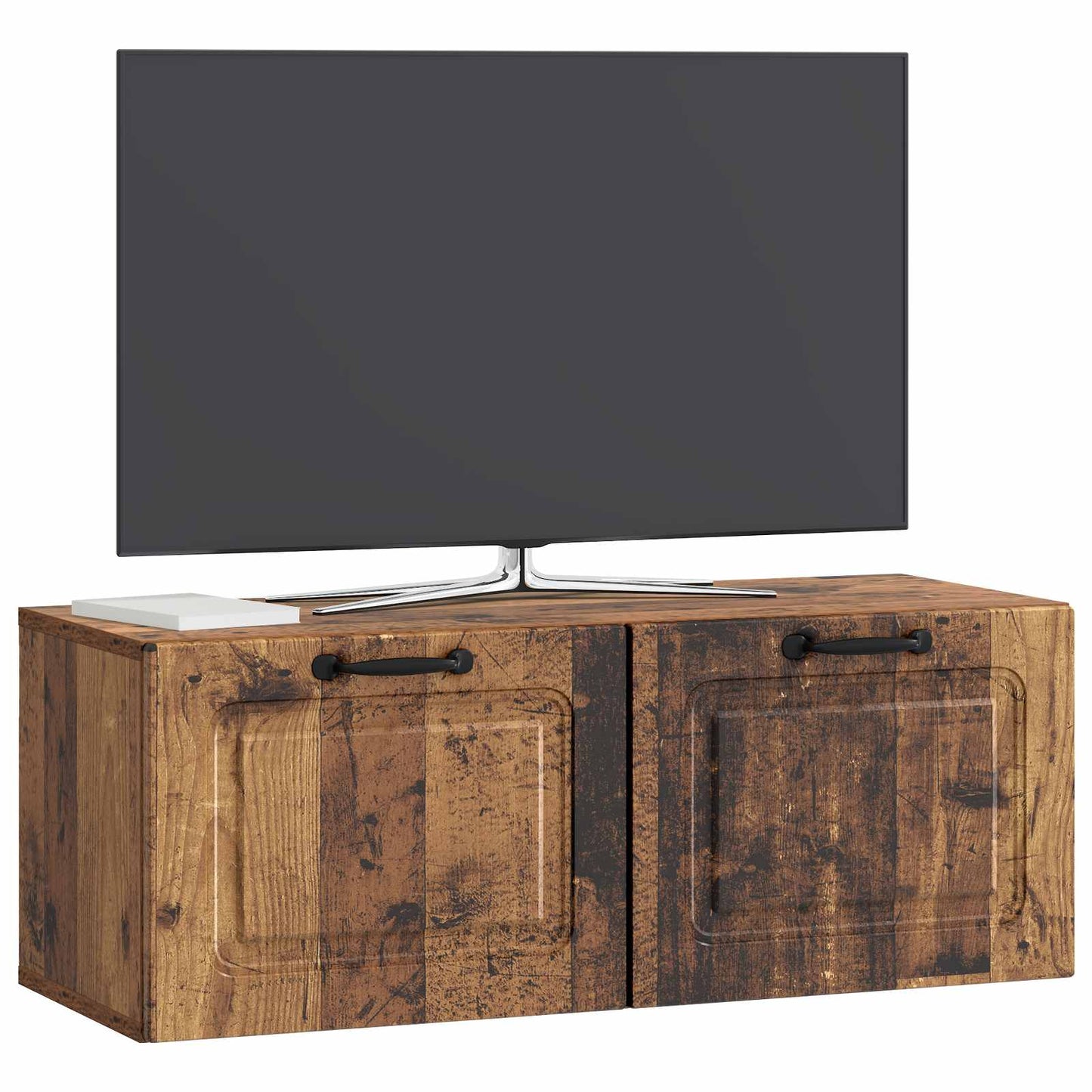Fali TV szekrény Antik Fa 78,5 x 31 x 30 cm Szerelt Fa