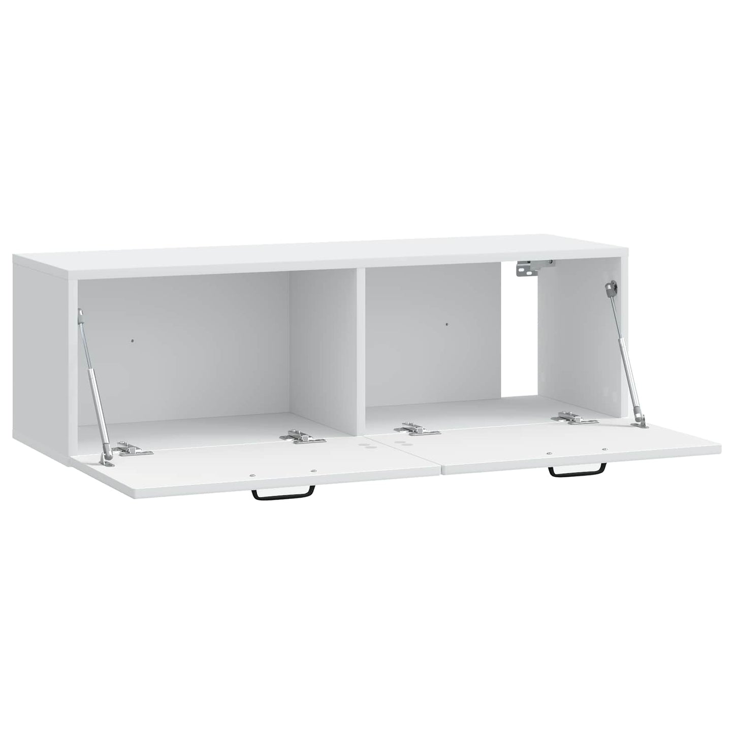 Fali TV szekrény Fehér 98 x 31 x 30 cm Szerelt Fa