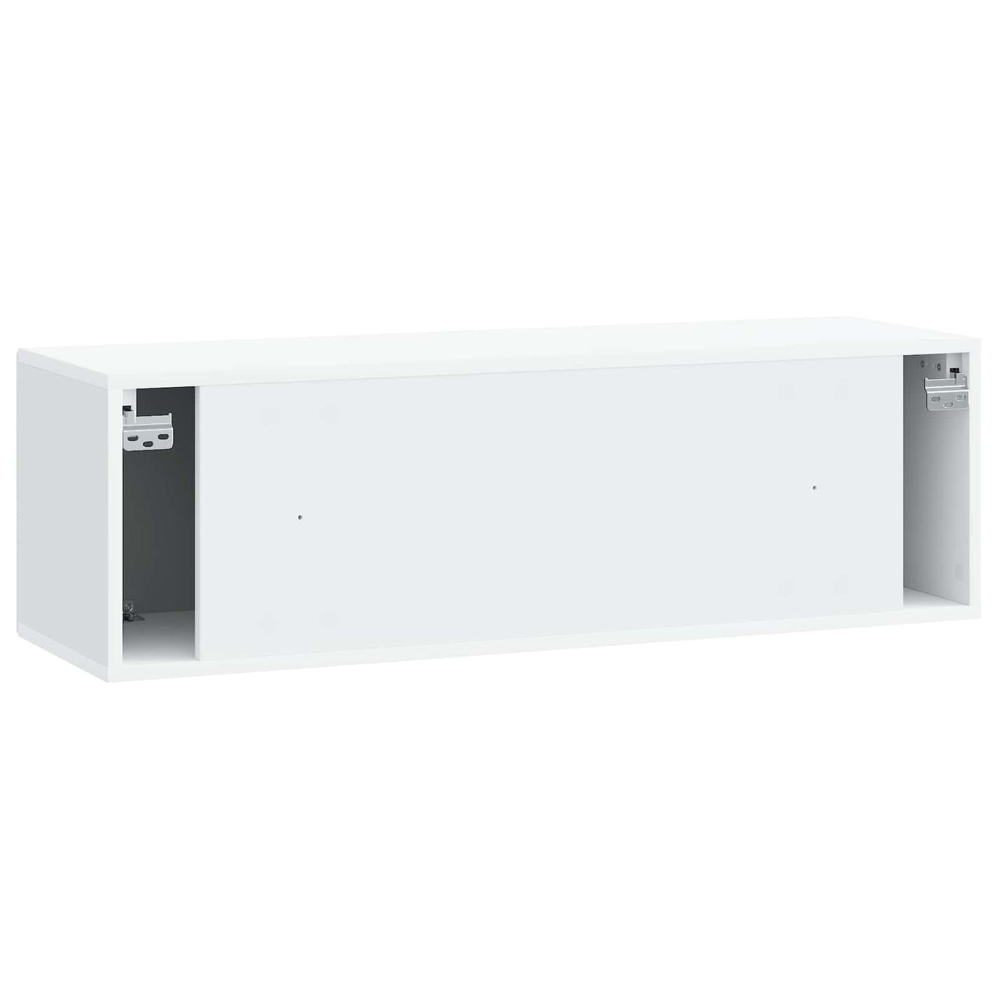 Fali TV szekrény Fehér 98 x 31 x 30 cm Szerelt Fa