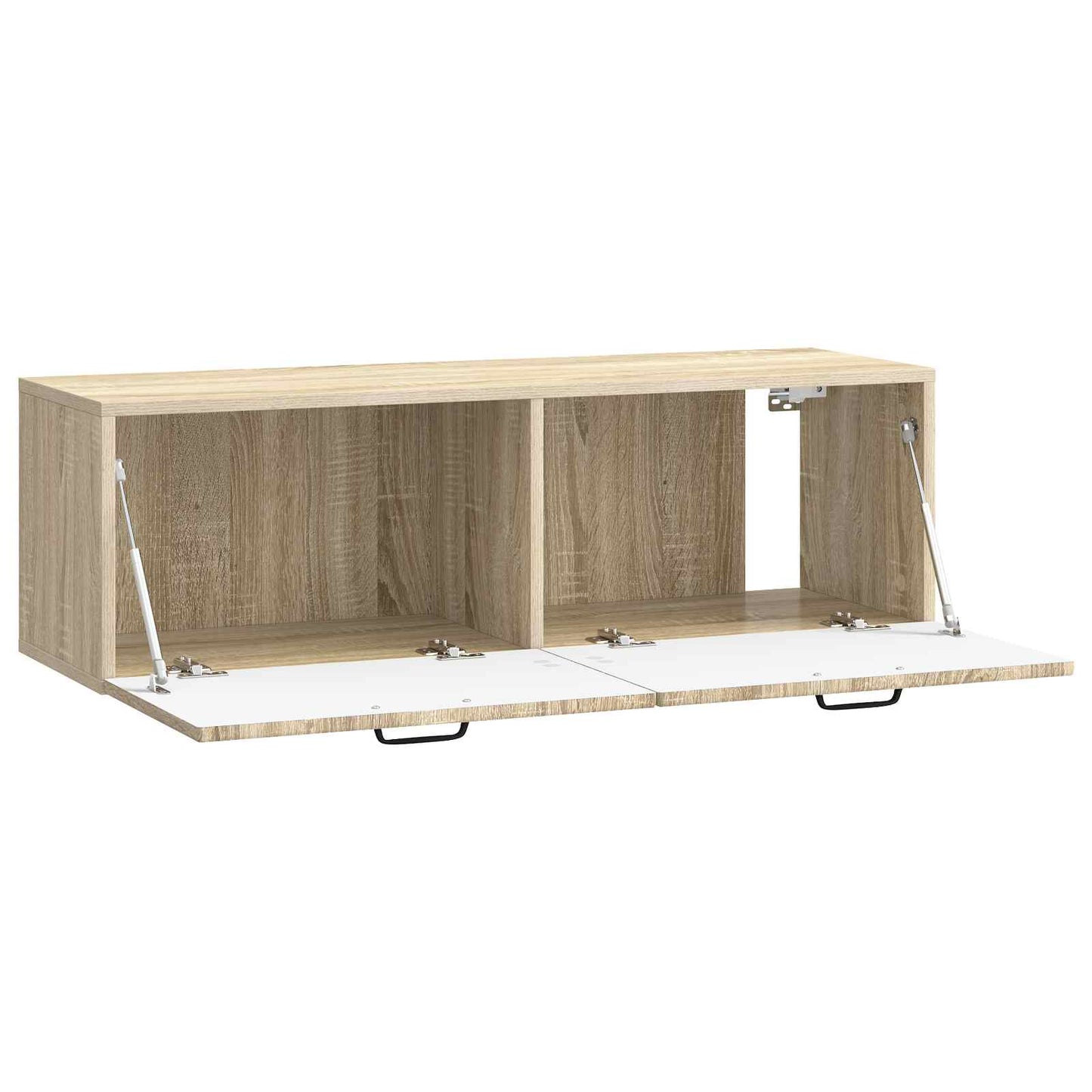 Fali TV szekrény Sonoma Tölgy 98 x 31 x 30 cm Szerelt Fa