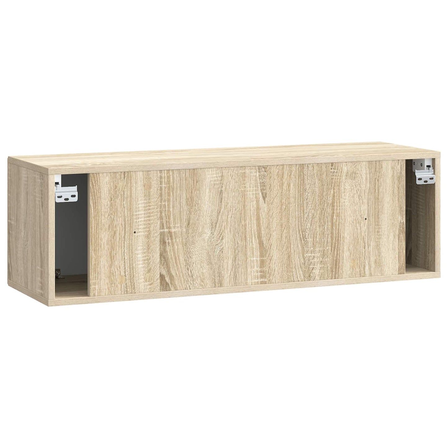 Fali TV szekrény Sonoma Tölgy 98 x 31 x 30 cm Szerelt Fa