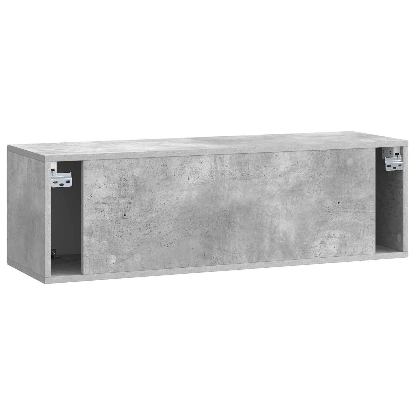 Fali TV szekrény Betonszürke 98 x 31 x 30 cm Szerelt Fa