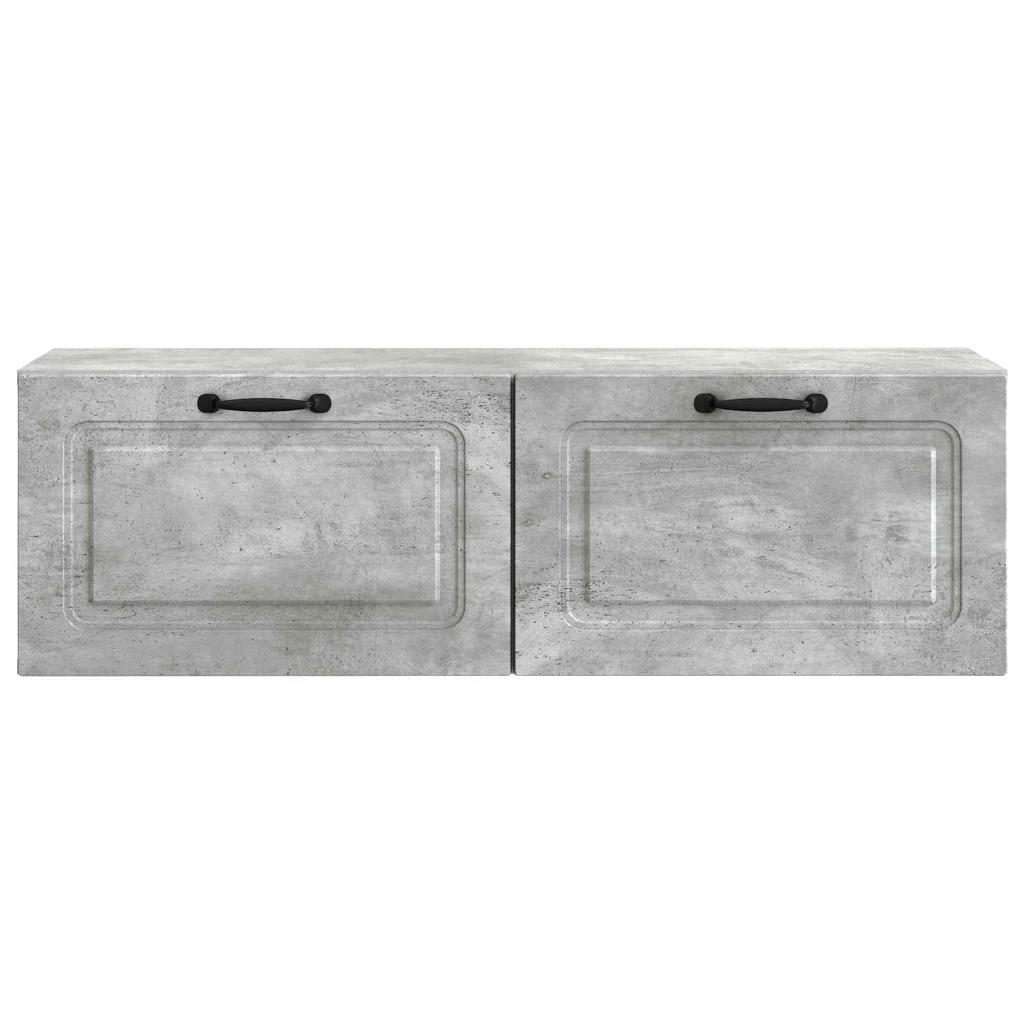 Fali TV szekrény Betonszürke 98 x 31 x 30 cm Szerelt Fa