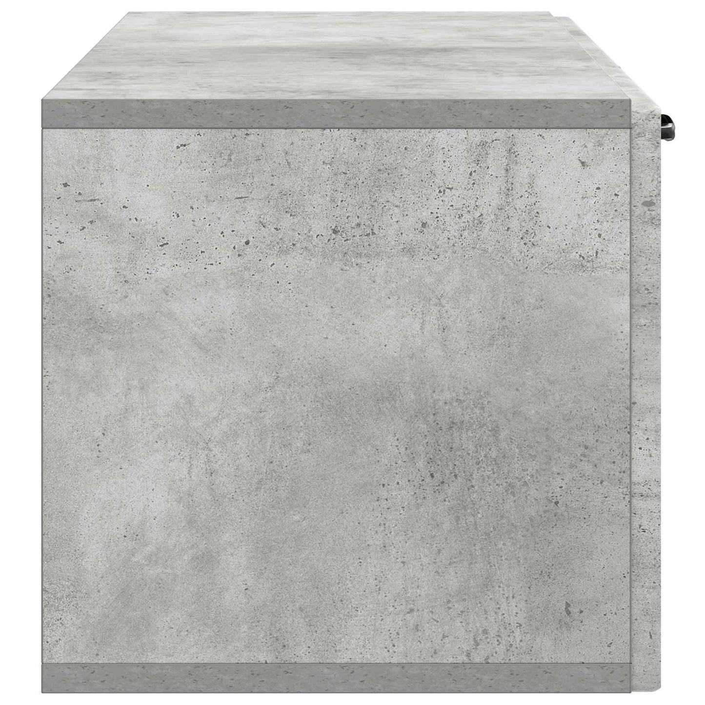 Fali TV szekrény Betonszürke 98 x 31 x 30 cm Szerelt Fa