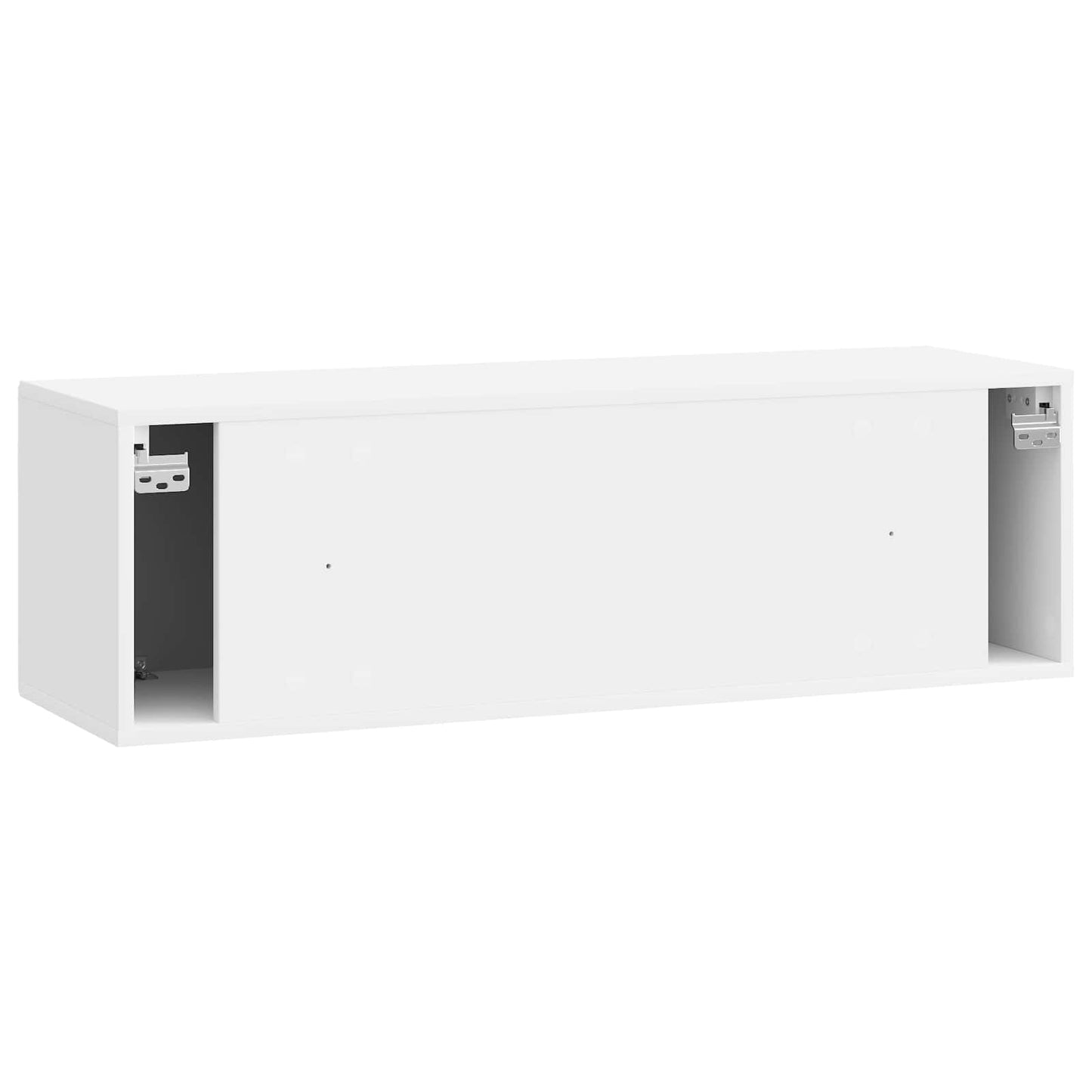 Fali TV szekrény Magasfényű Fehér 98 x 31 x 30 cm Szerelt Fa