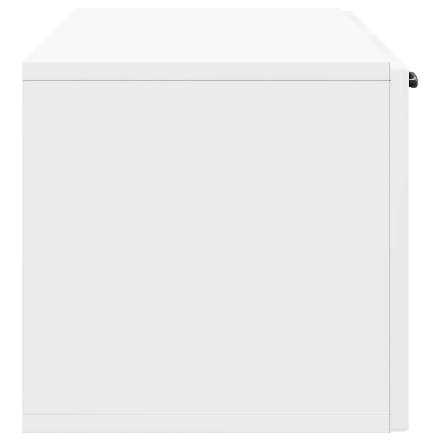 Fali TV szekrény Magasfényű Fehér 98 x 31 x 30 cm Szerelt Fa