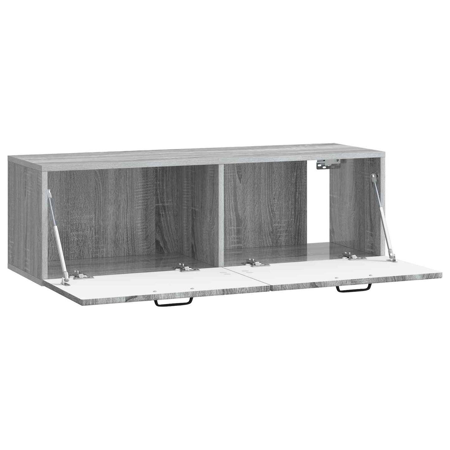 Fali TV szekrény Szürke Sonoma 98 x 31 x 30 cm Szerelt Fa