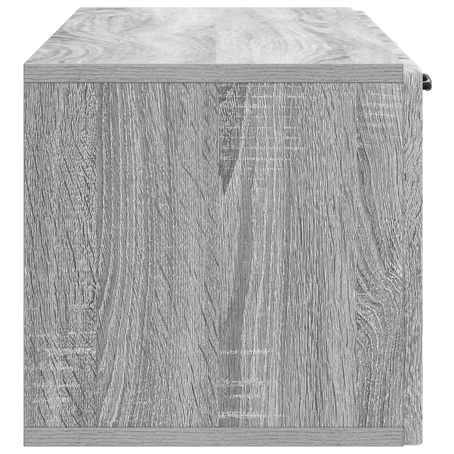 Fali TV szekrény Szürke Sonoma 98 x 31 x 30 cm Szerelt Fa