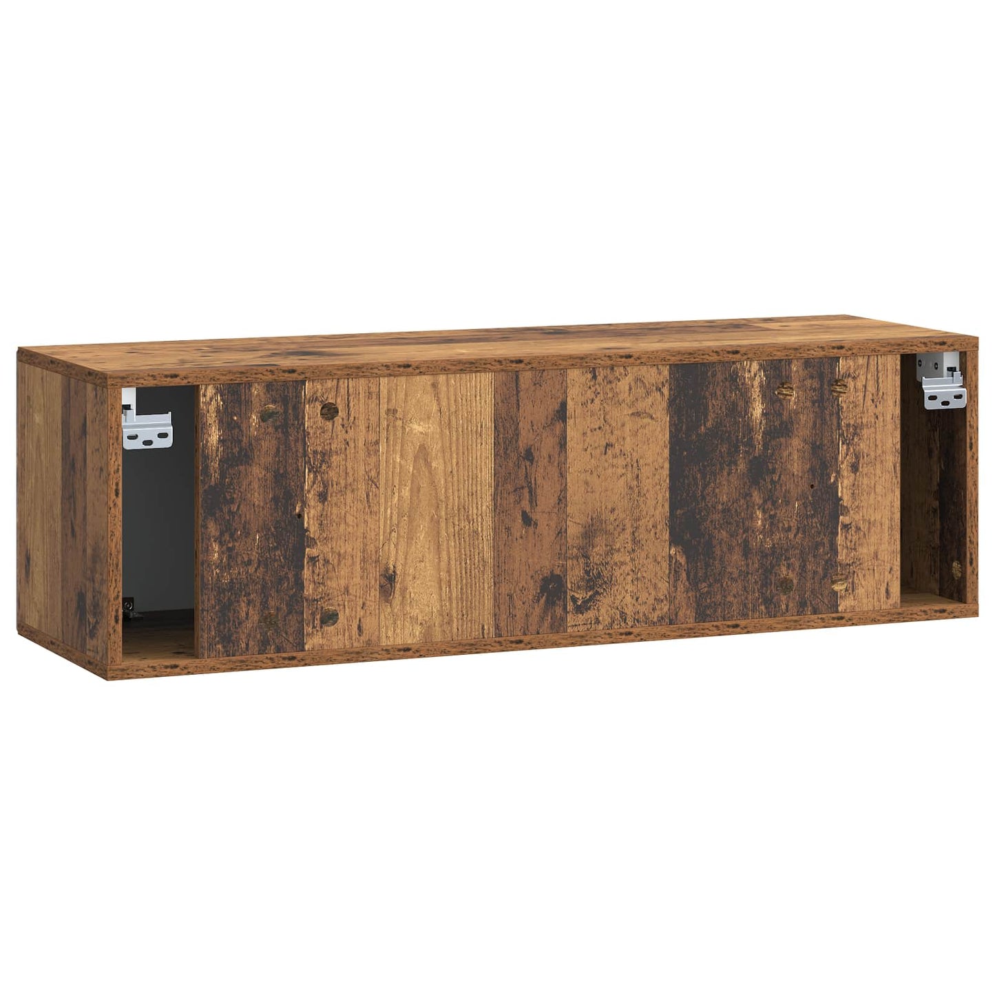 Fali TV szekrény Antik Fa 98 x 31 x 30 cm Szerelt Fa