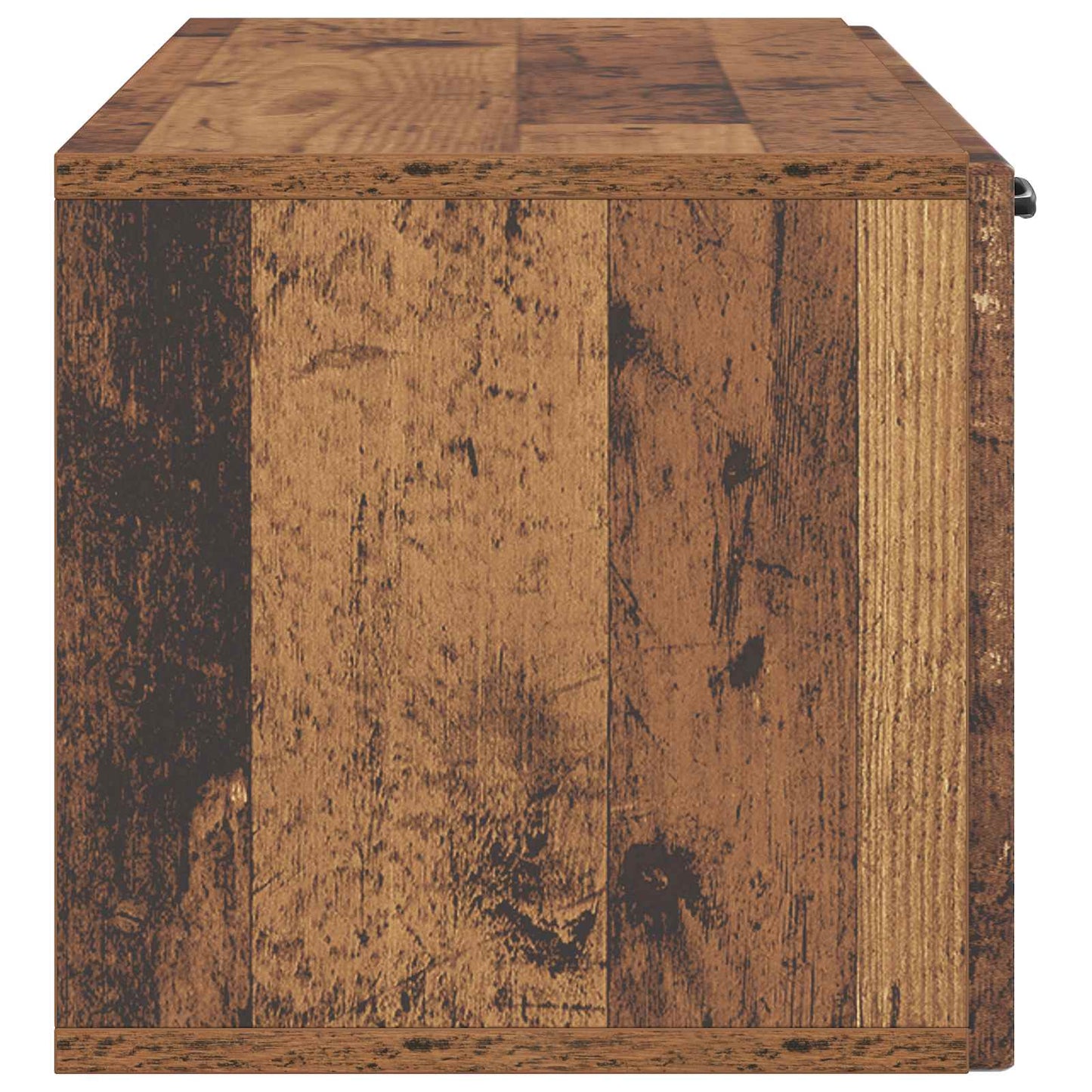 Fali TV szekrény Antik Fa 98 x 31 x 30 cm Szerelt Fa