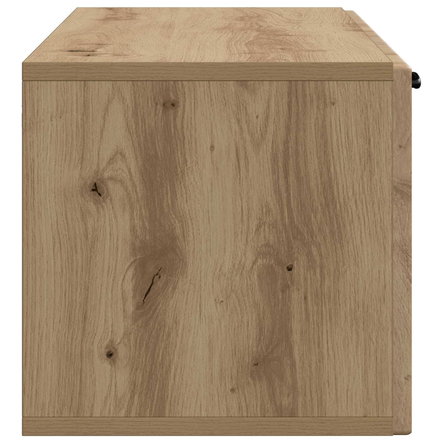 Fali TV szekrény 98 x 31 x 30 cm Kézműves Tölgy Szerelt Fa