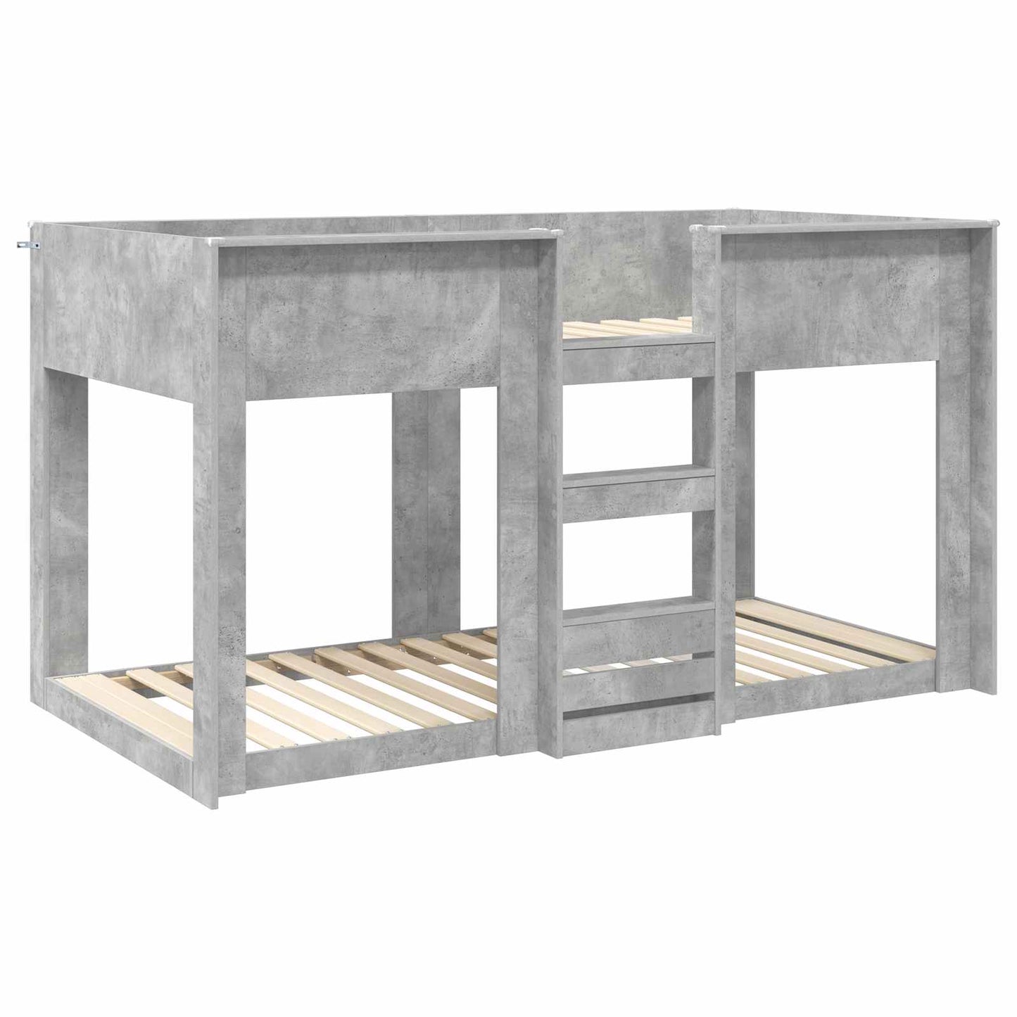 Szükidő ágy Beton Szürke 80 x 200 cm Szerelt Fa