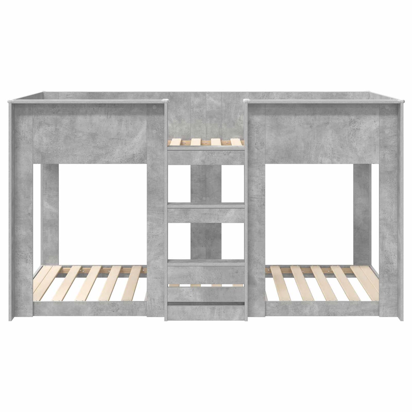 Szükidő ágy Beton Szürke 80 x 200 cm Szerelt Fa