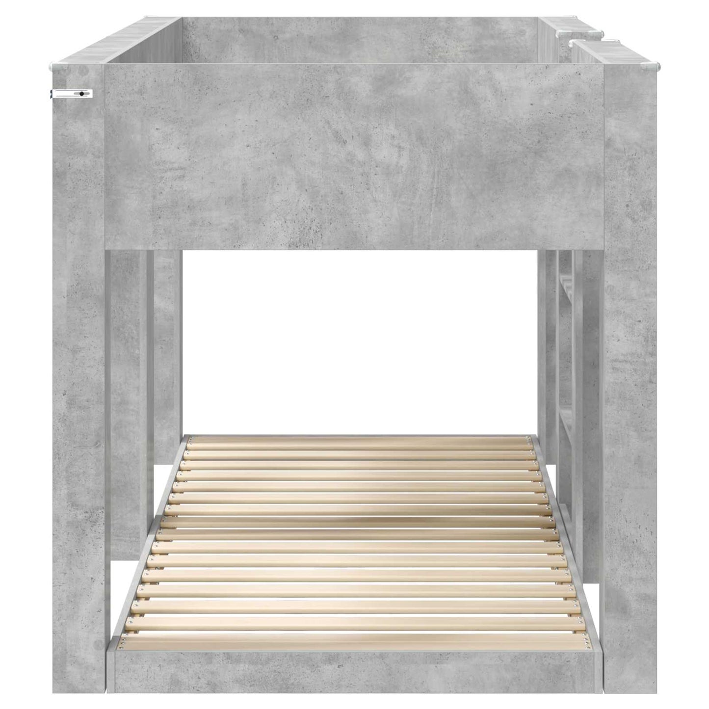 Szükidő ágy Beton Szürke 80 x 200 cm Szerelt Fa