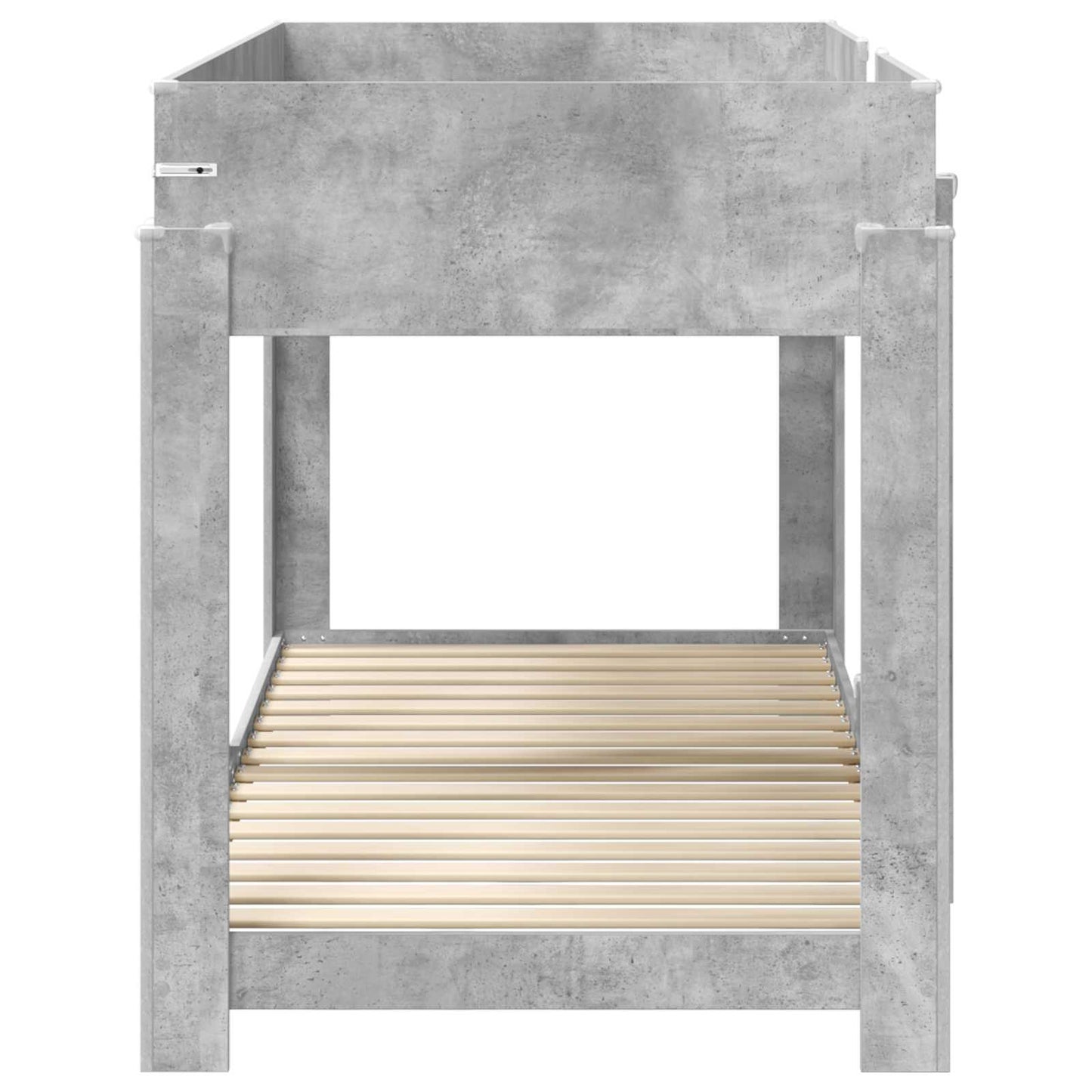 Szükidő ágy Beton Szürke 80 x 200 cm Faanyag