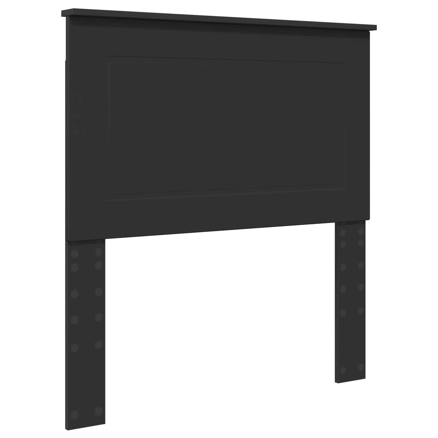 Ágykeret fiókkal fejtámlával Fekete 90 x 190 cm Mérnöki Fa