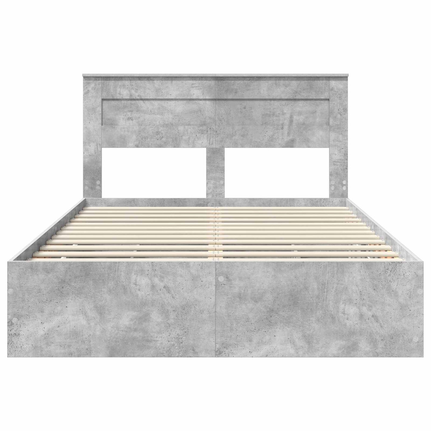 Ágykeret fiókkal tárolóval Beton Szürke 160 x 200 cm Mérnöki Fa
