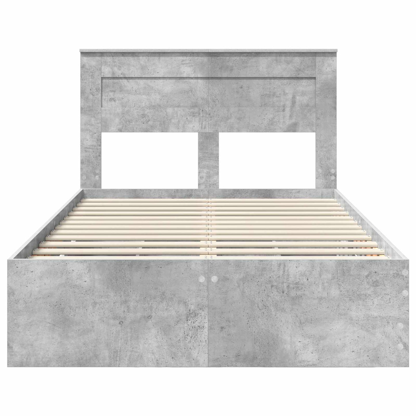 Ágykeret fiókkal tárolóval Beton Szürke 135 x 190 cm Mérnöki Fa