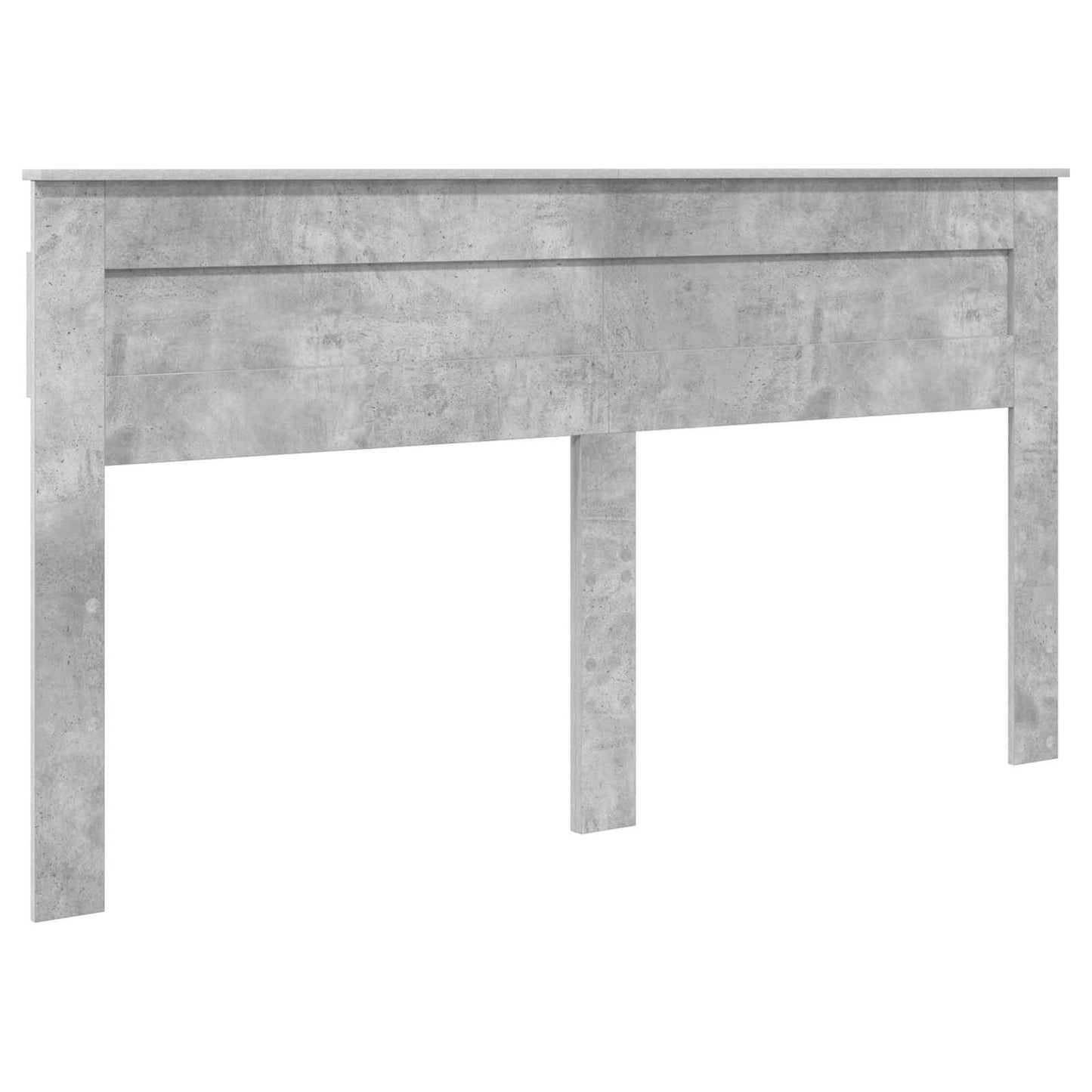 Ágykeret fiókkal tárolóval Beton Szürke 200 x 200 cm Szerelt Fa
