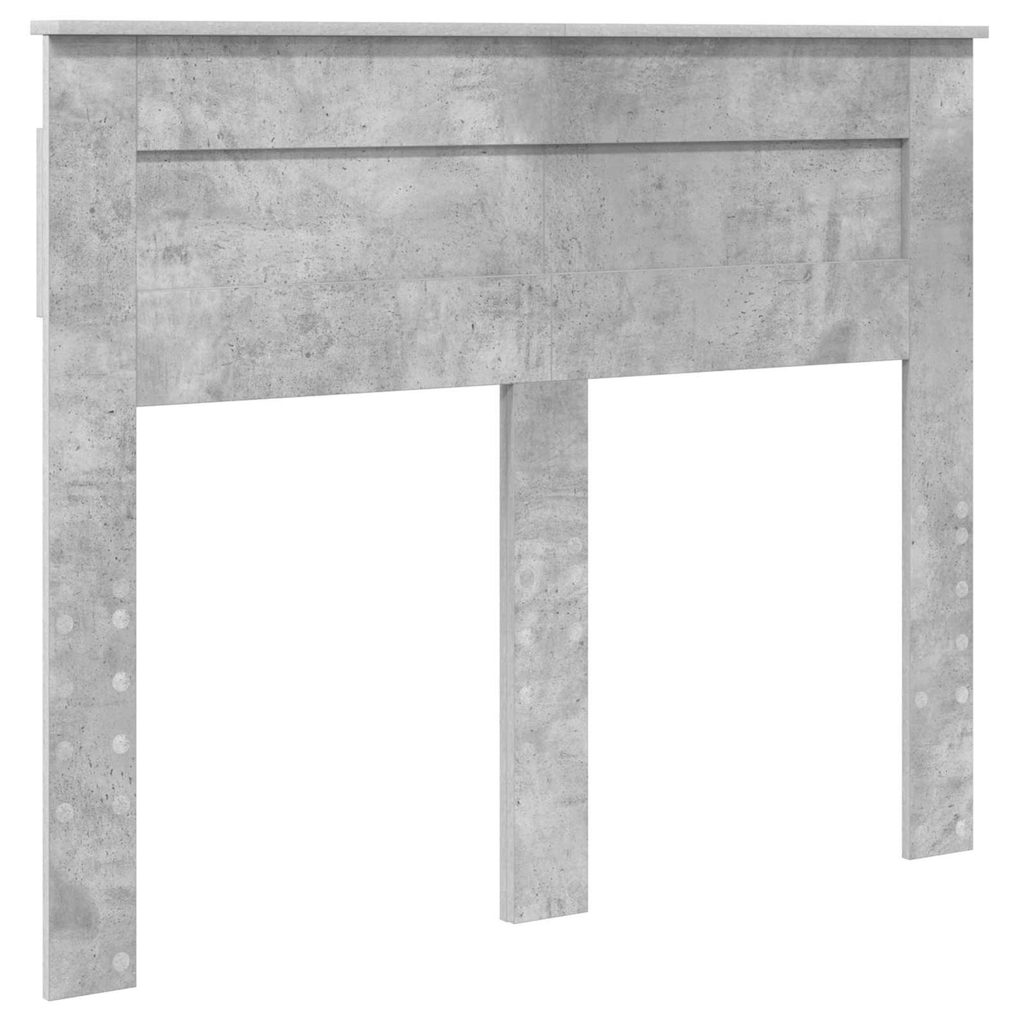 Ágykeret fiókkal tárolóval Beton Szürke 135 x 190 cm Szerelt Fa