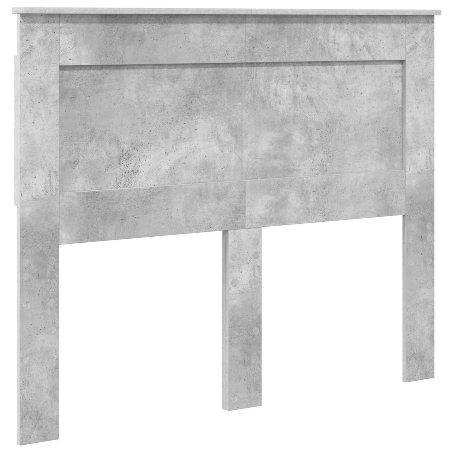 Ágykeret fejtámlával Beton 120 x 200 cm Tömör fenyőfa