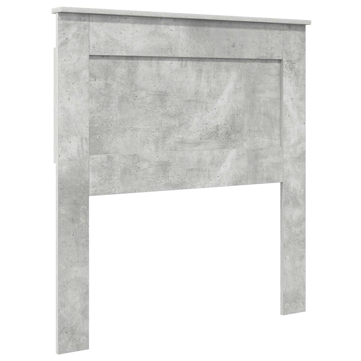 Ágykeret fejtámlával Beton 90 x 200 cm Tömör fenyőfa