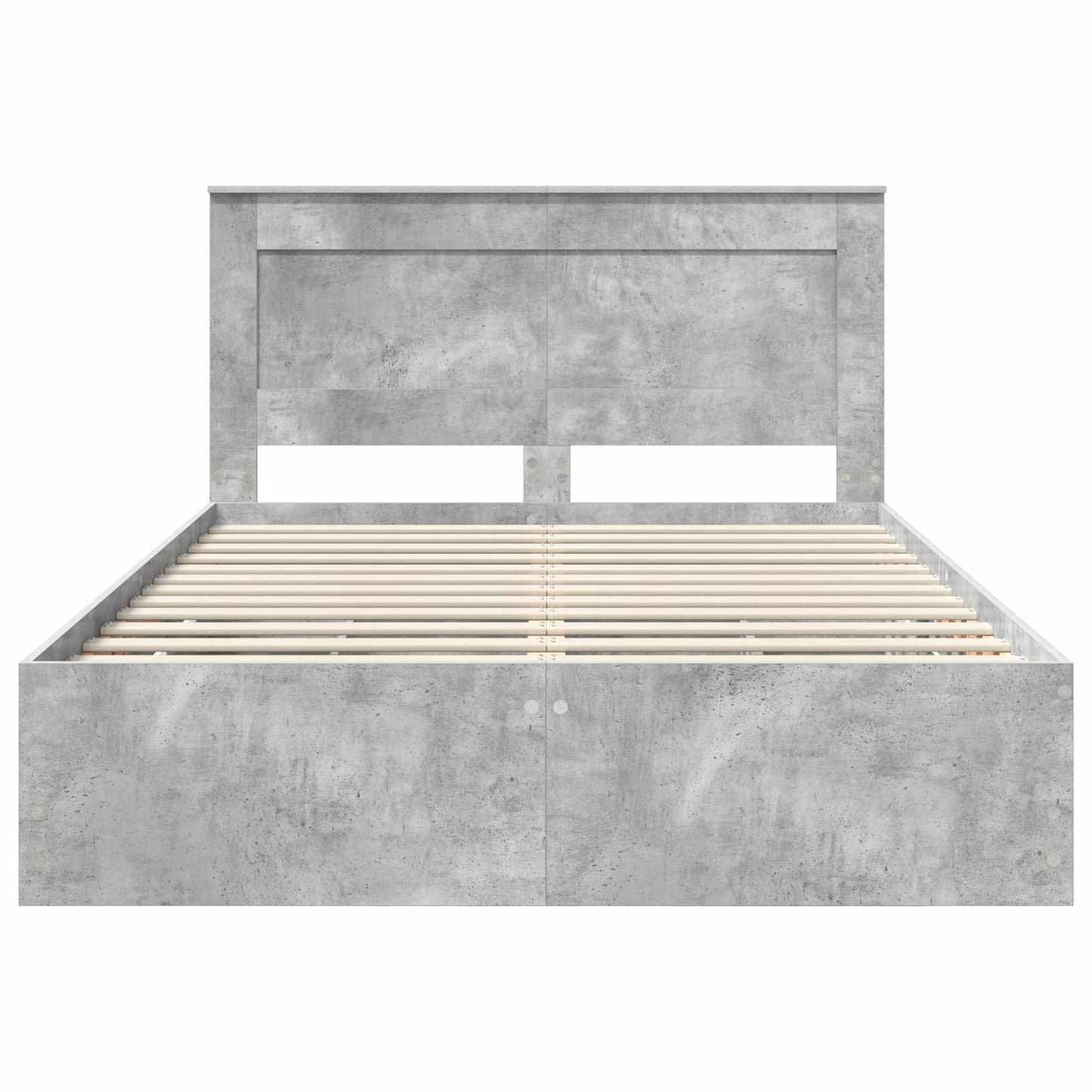 Ágykeret fiókkal tárolóval Beton Szürke 160 x 200 cm Mérnöki Fa