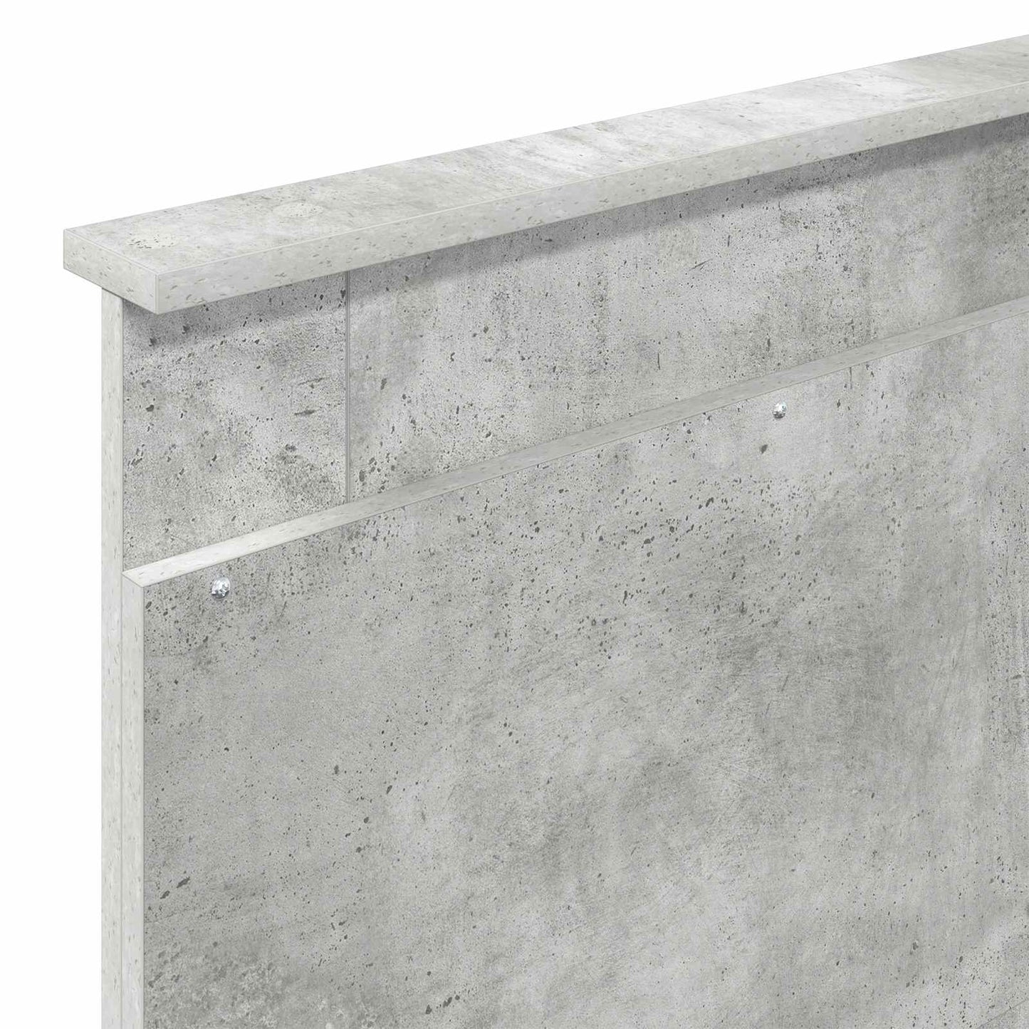 Ágykeret fiókkal tárolóval Beton Szürke 90 x 200 cm Szerelt Fa