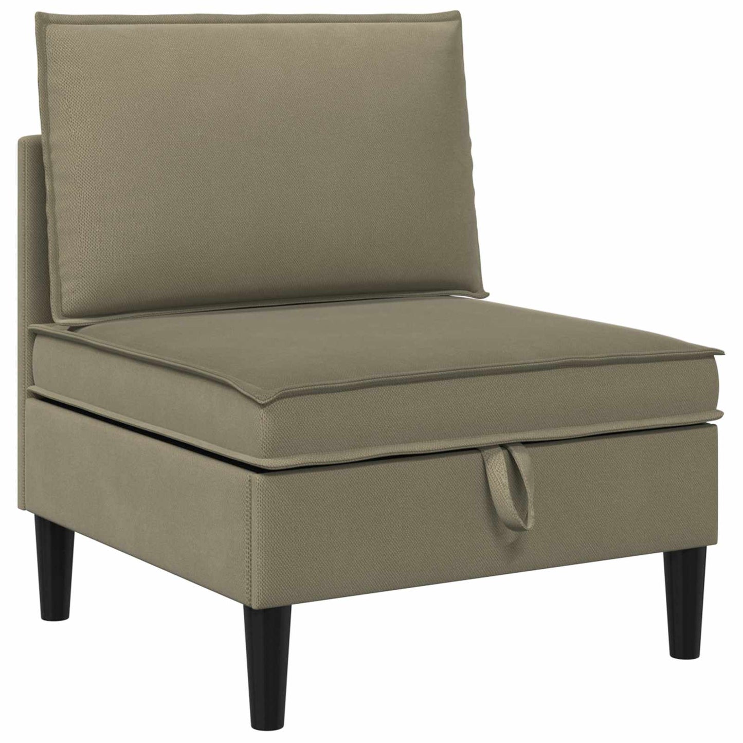 Nappali bútor szett 5 pcs Khaki Szövet