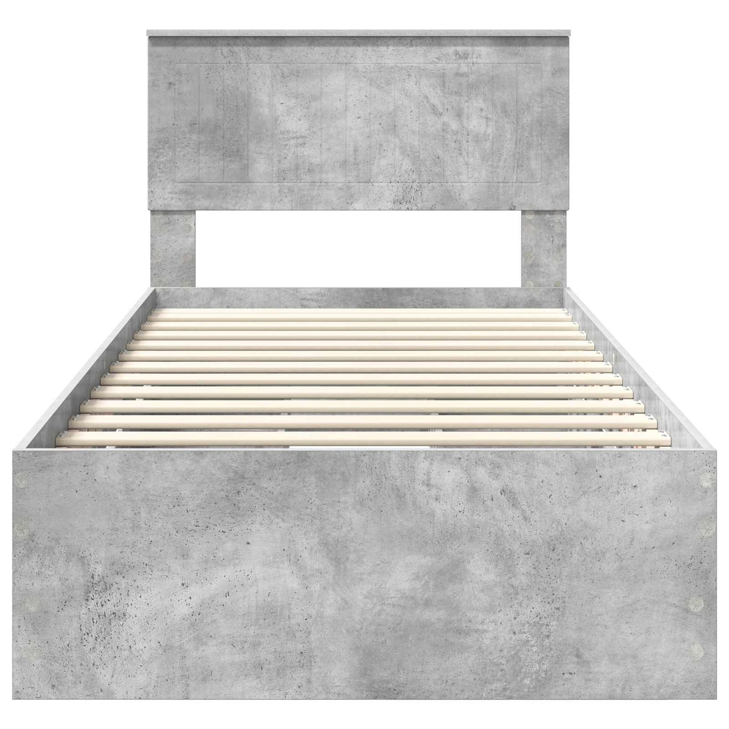 Ágykeret fiókkal tárolóval Beton Szürke 90 x 200 cm Mérnöki Fa