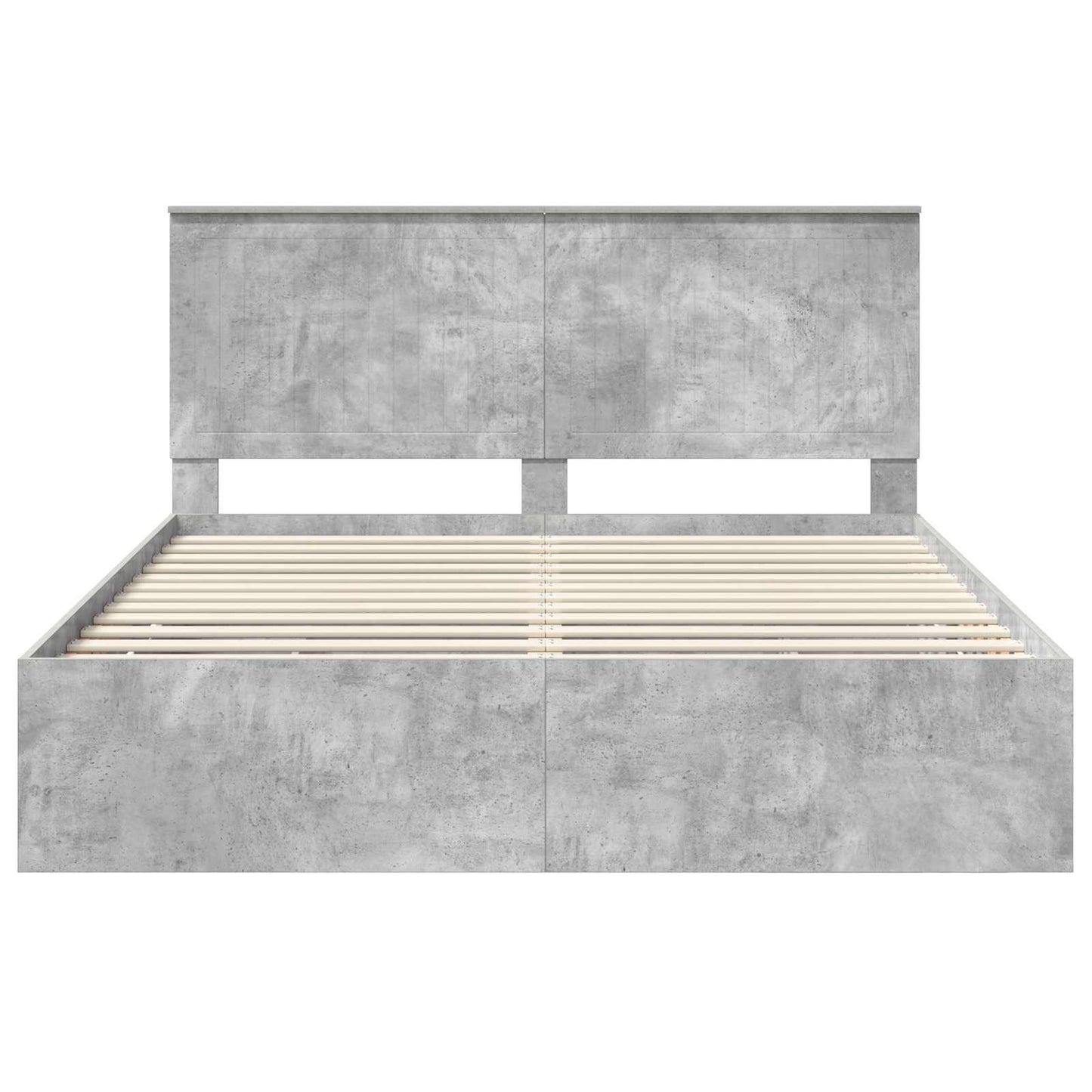 Ágykeret fiókkal tárolóval Beton Szürke 160 x 200 cm Mérnöki Fa